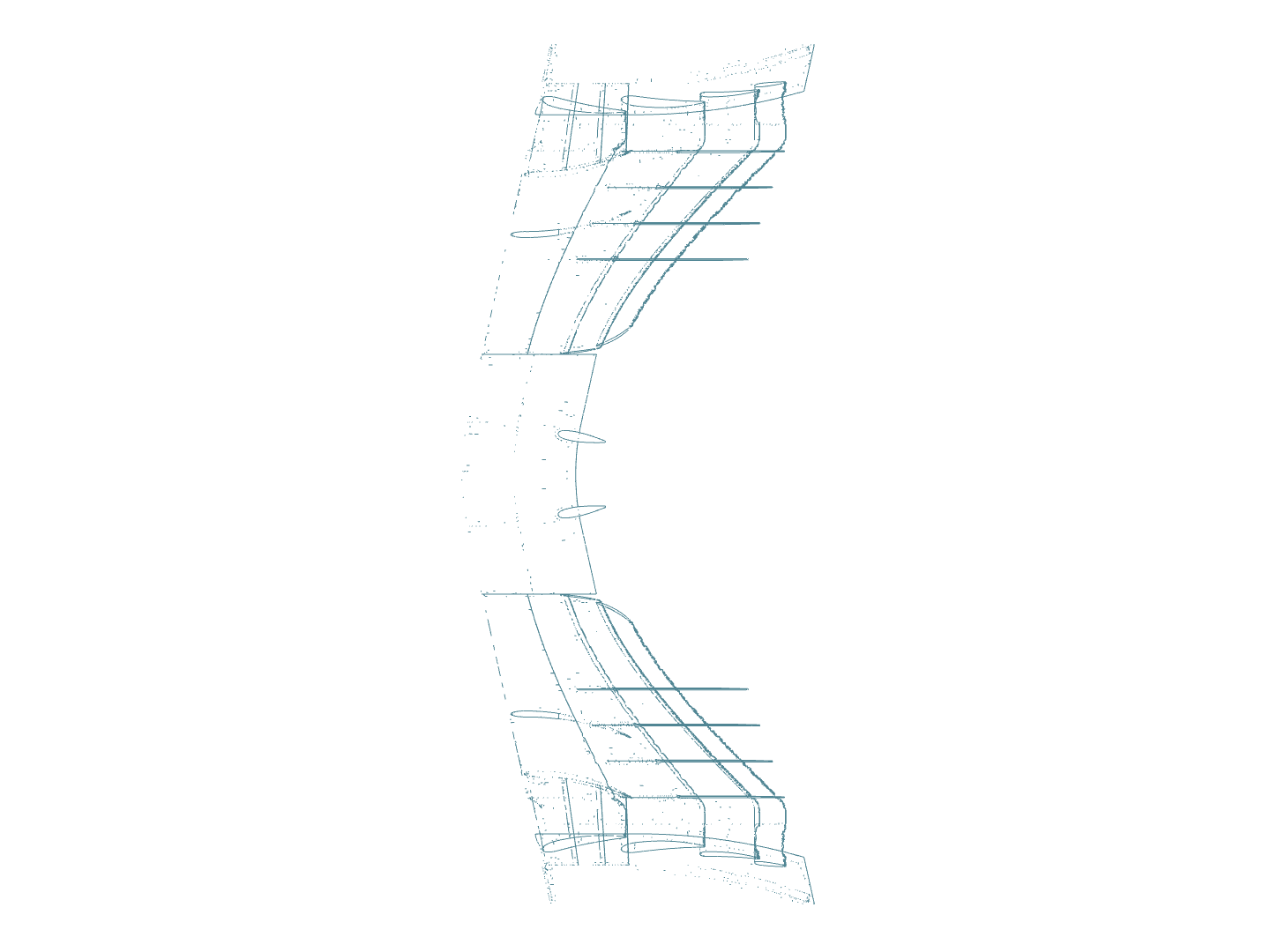 Air flow around a frontwing image