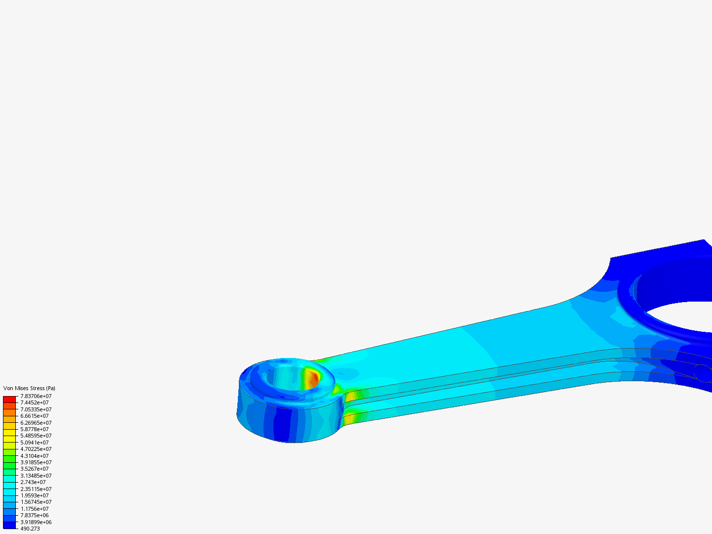 Tutorial 1: Connecting rod stress analysis image