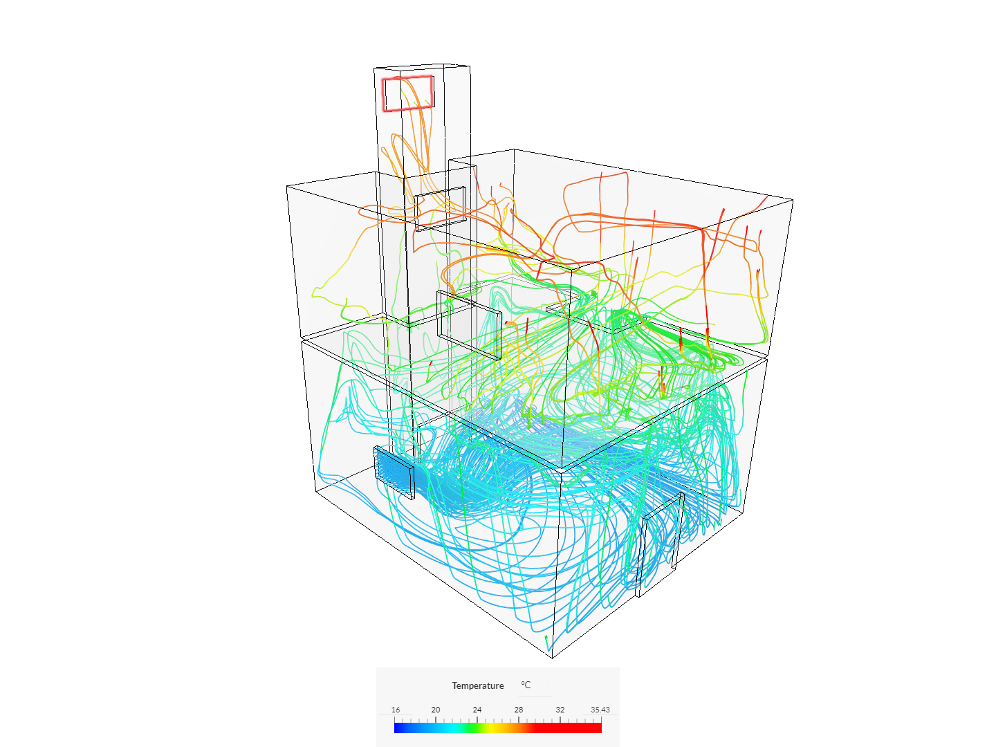 Example natural convection SolarChimney image