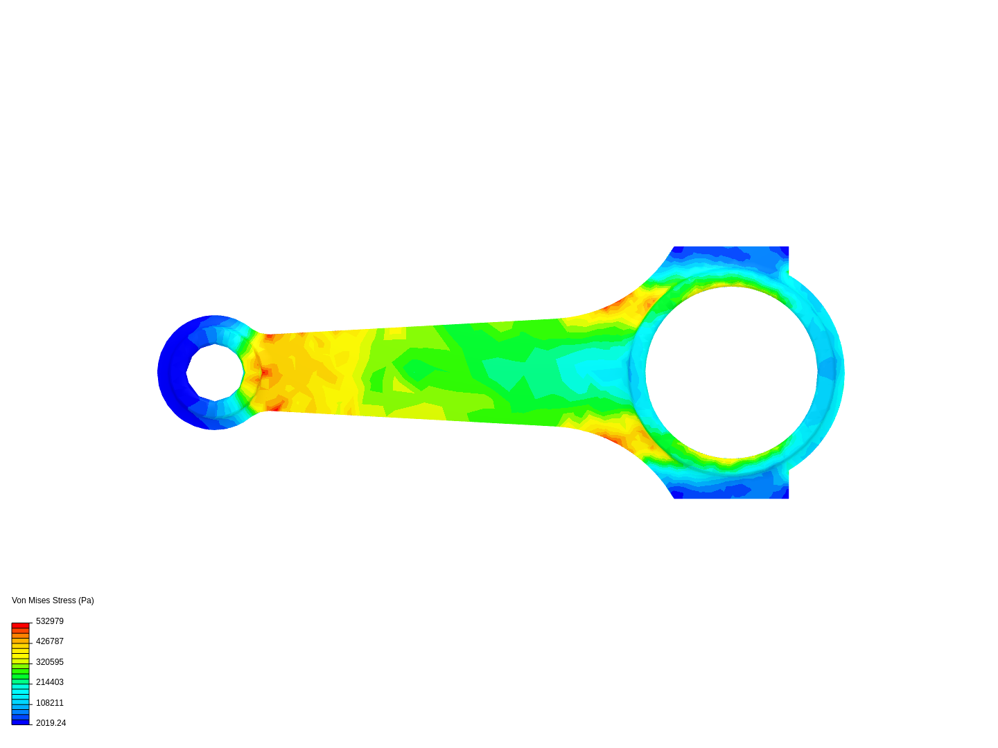 Tutorial 1: Connecting rod stress analysis image