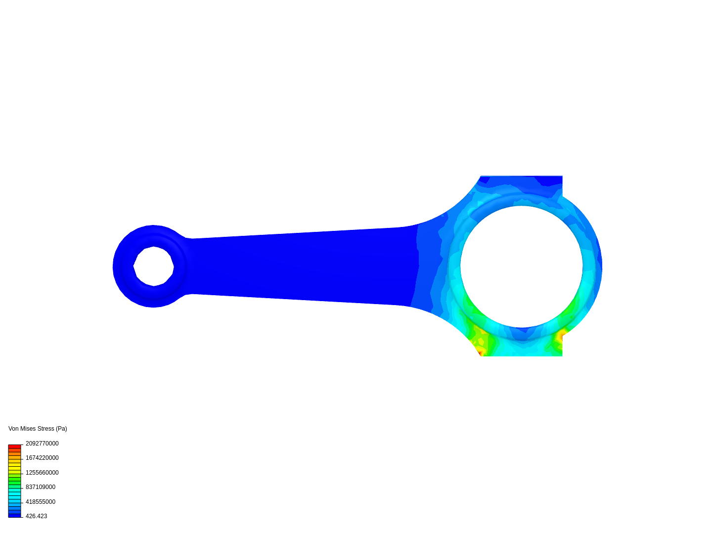 Tutorial 1: Connecting rod stress analysis image