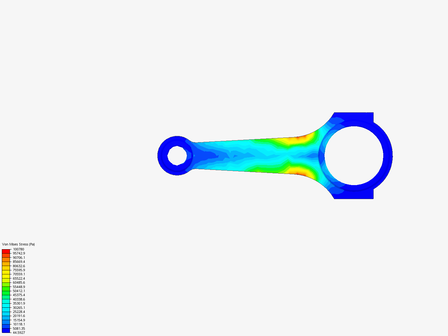 Tutorial 1: Connecting rod stress analysis image