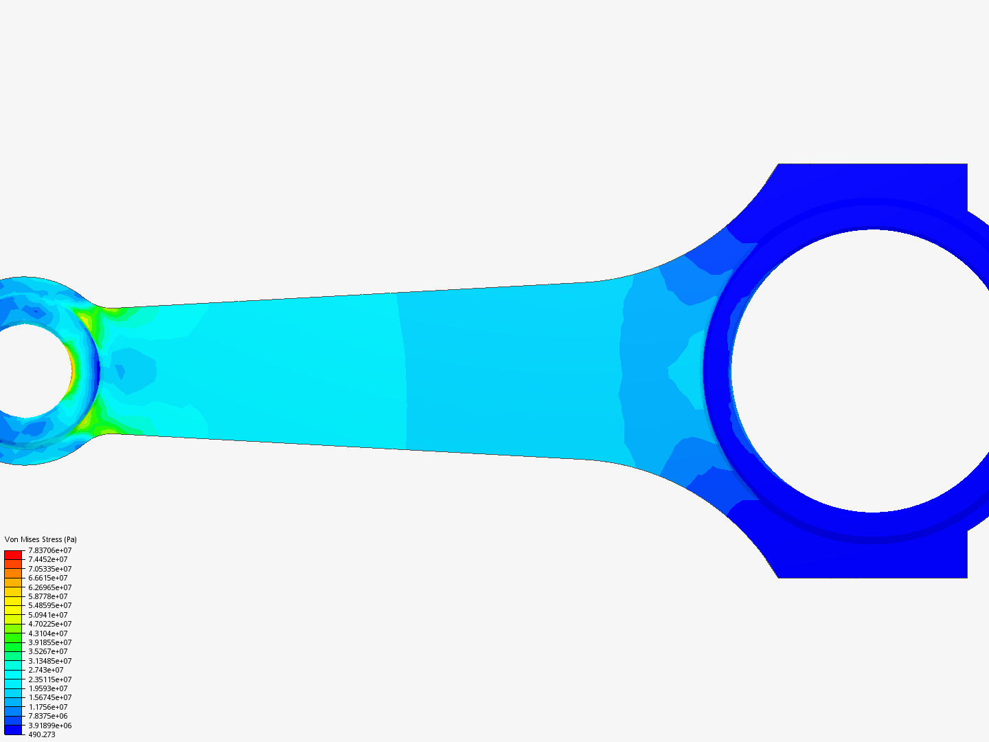 Tutorial 1: Connecting rod stress analysis image