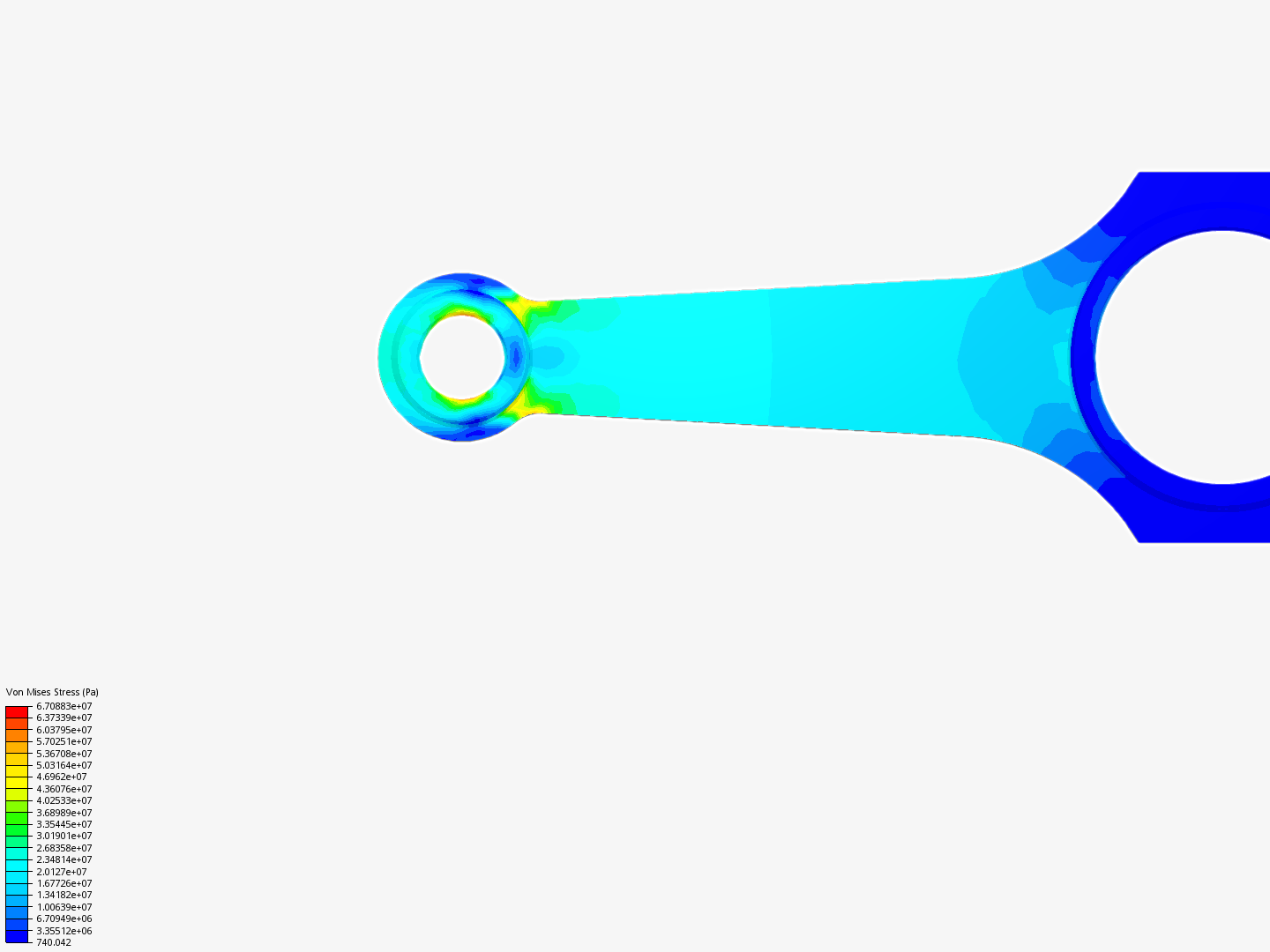 Tutorial 1: Connecting rod stress analysis image