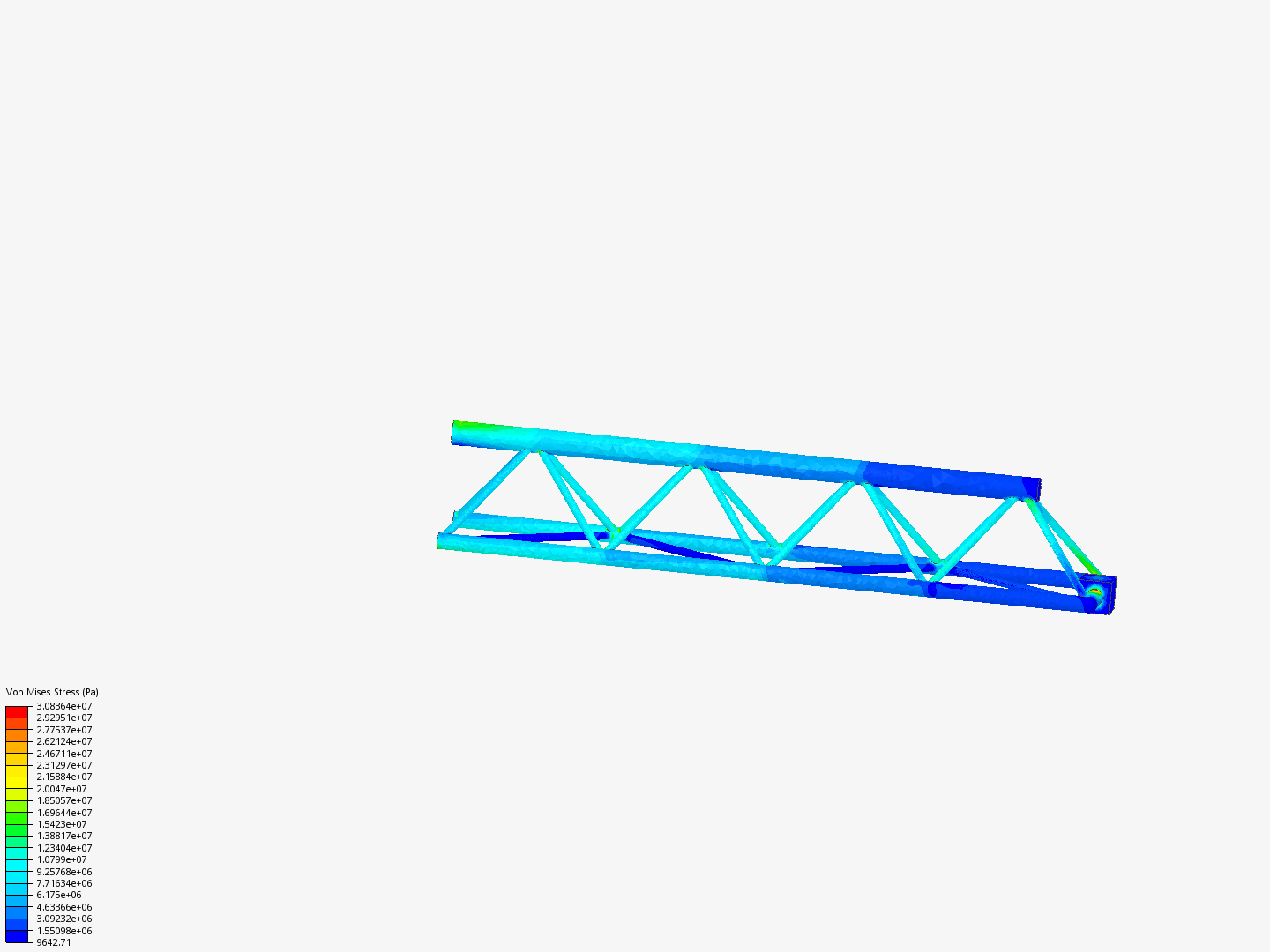 Tutorial - Linear static analysis of a crane image