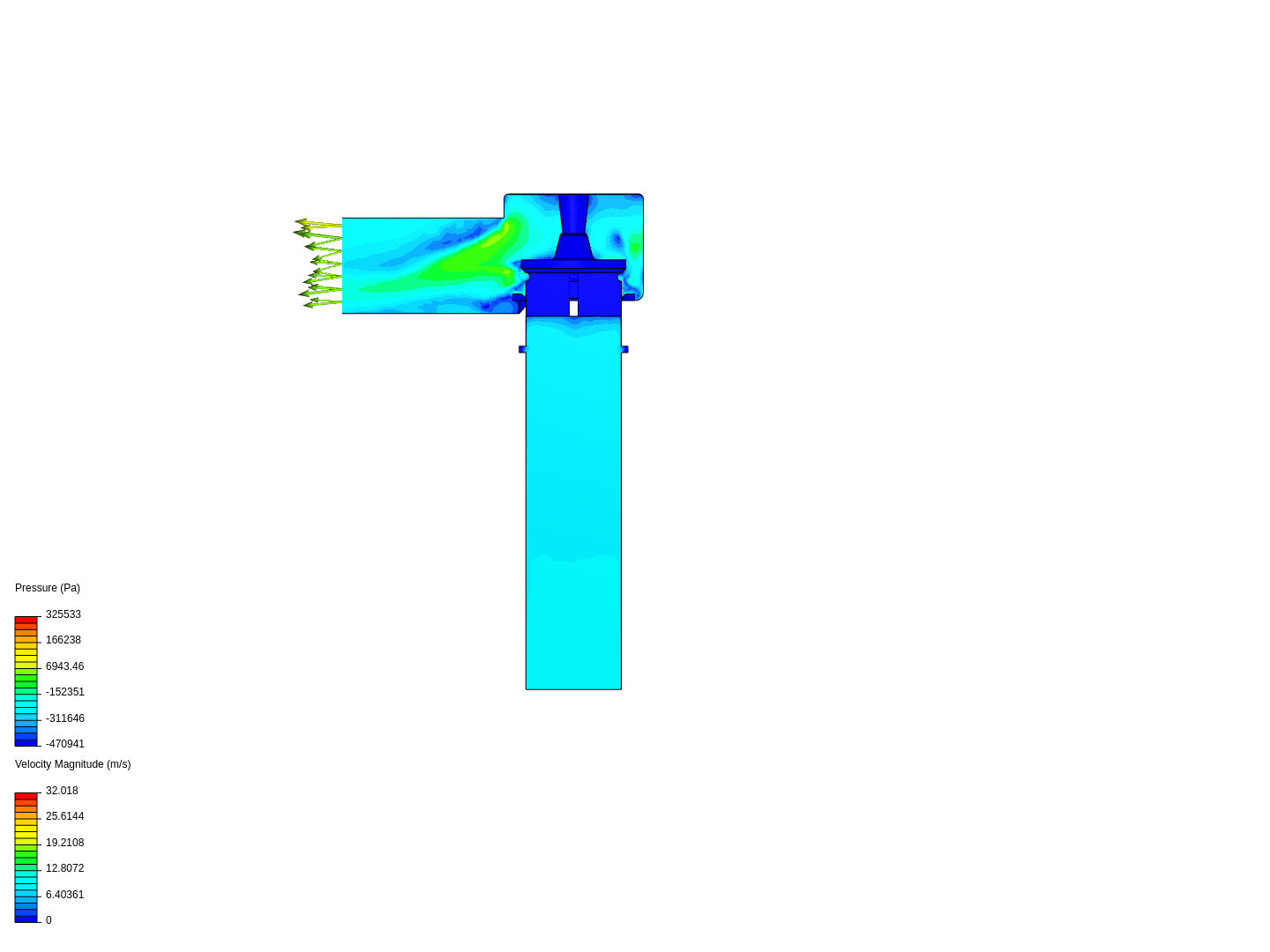 Tutorial: Fluid Flow Through a Valve image