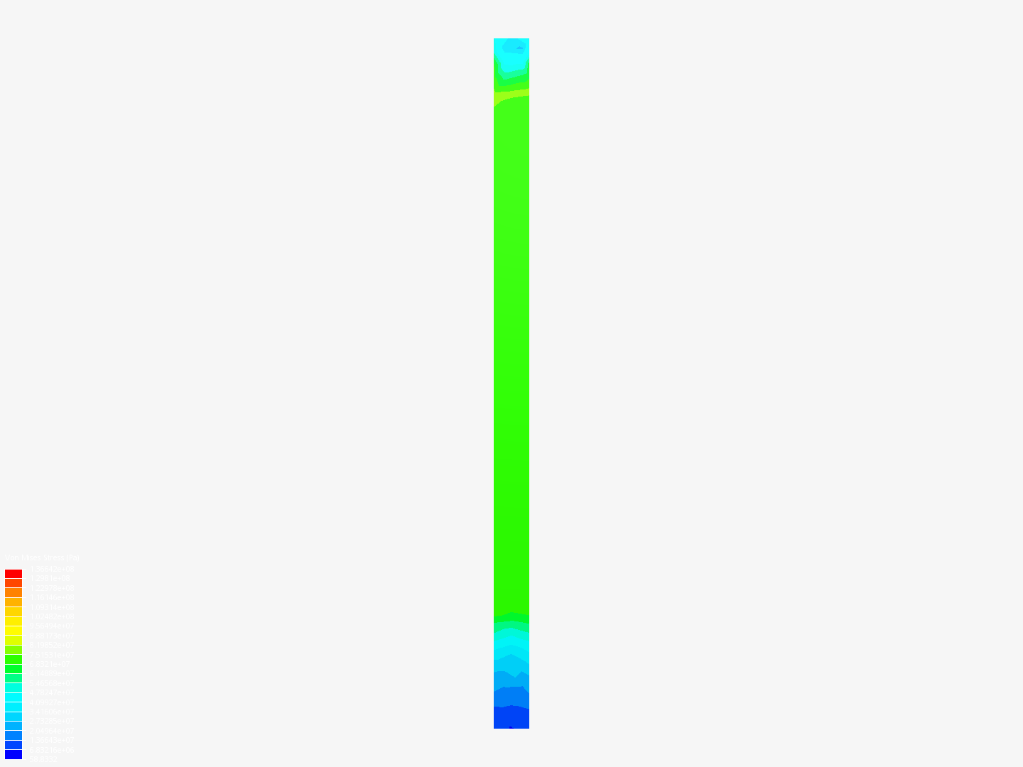 Vertical Beam FEA image