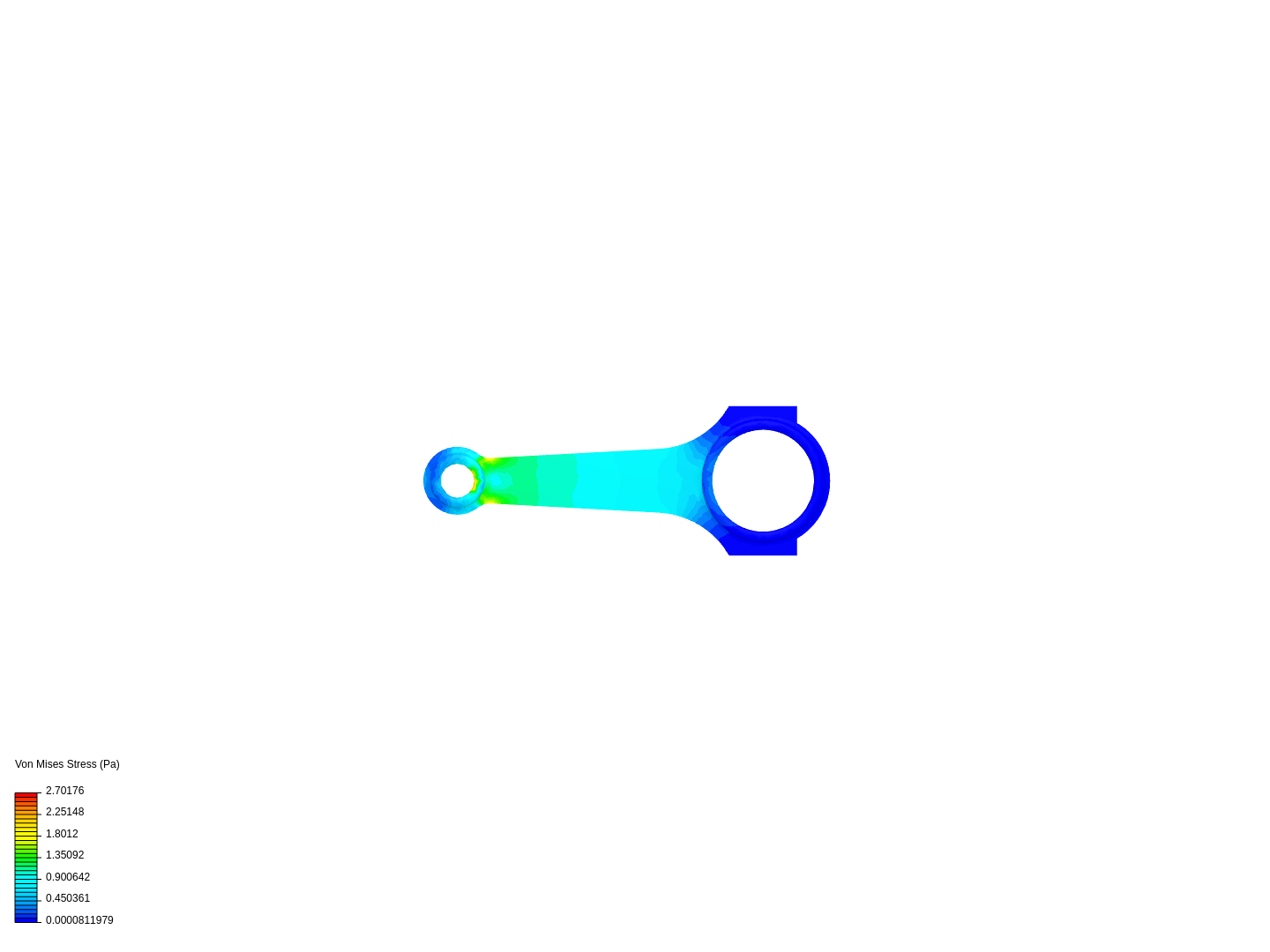 Tutorial 1: Connecting rod stress analysis image