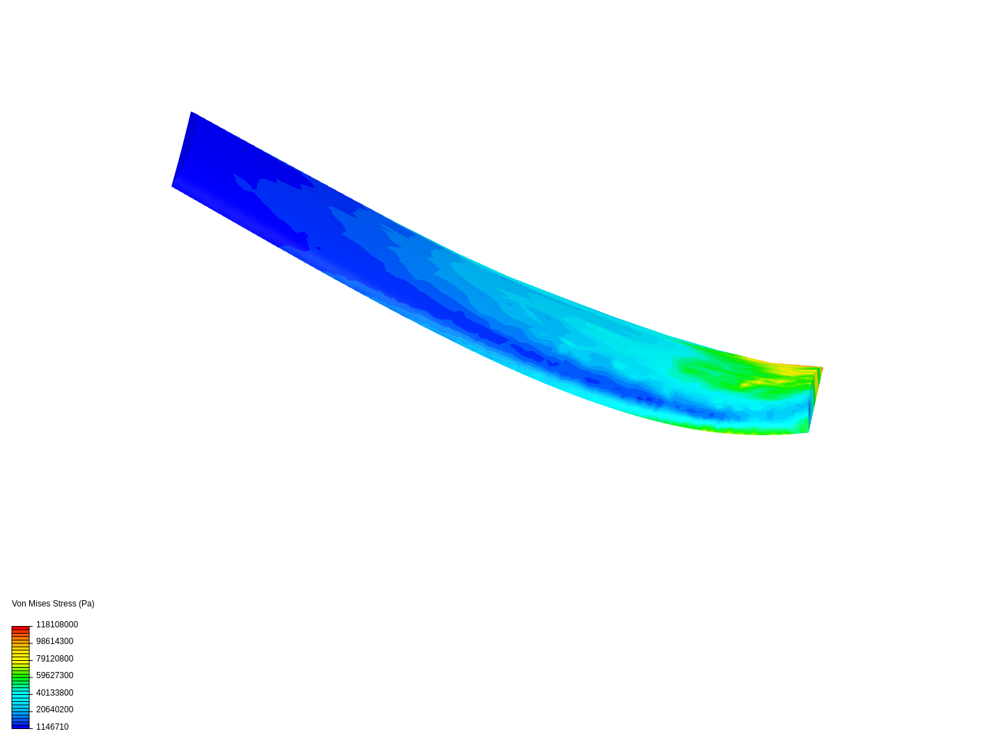 Wing drag and stress analysis trial image