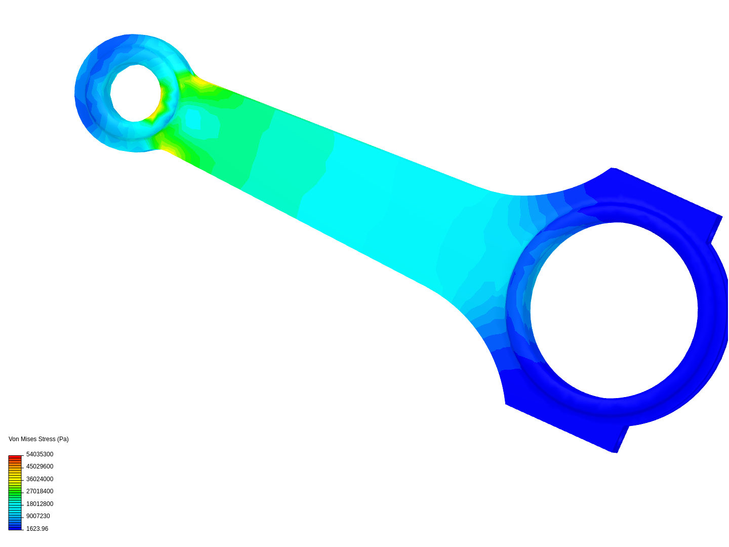 Tutorial 1: Connecting rod stress analysis image