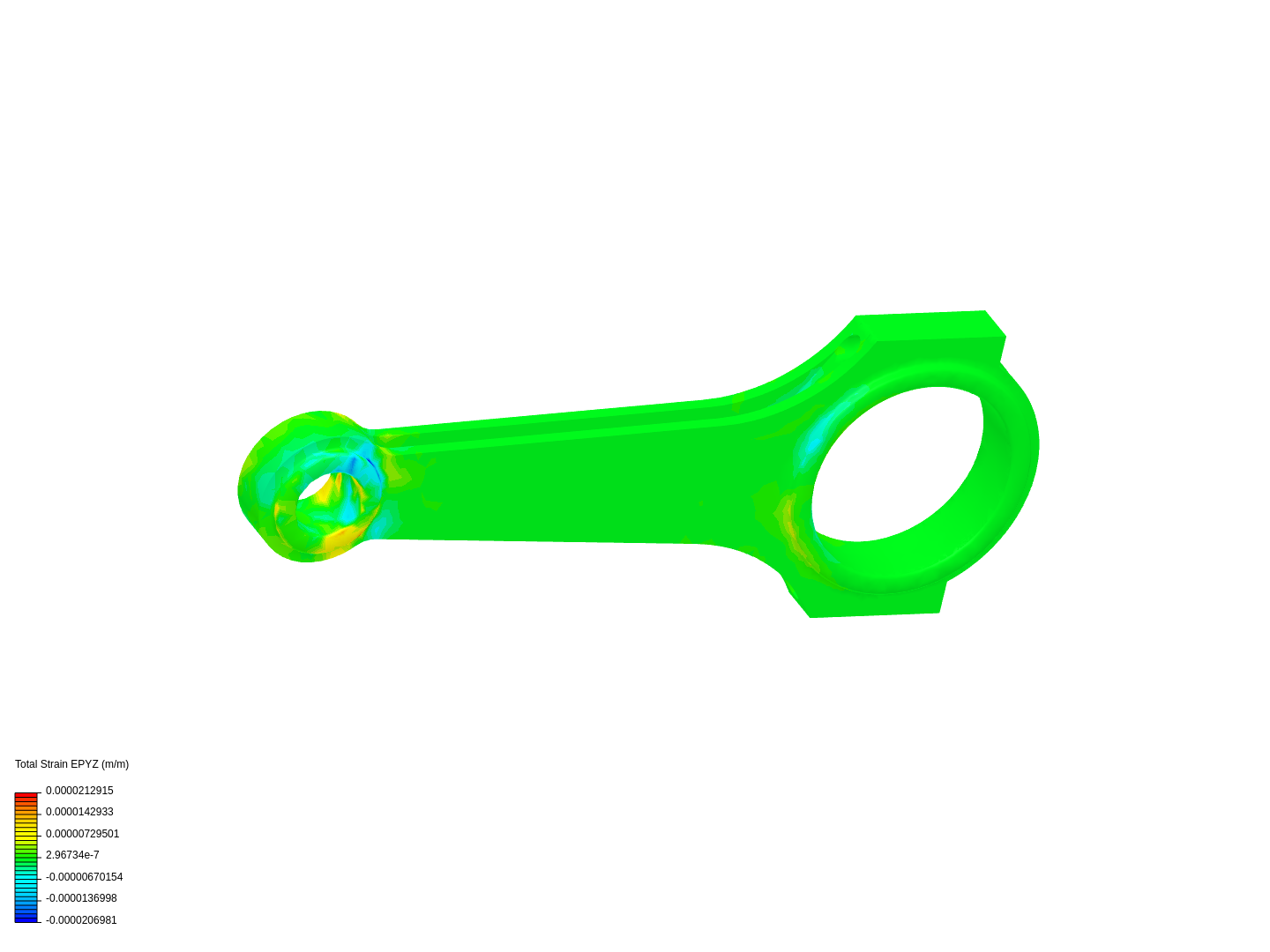 Tutorial 1: Connecting rod stress analysis image