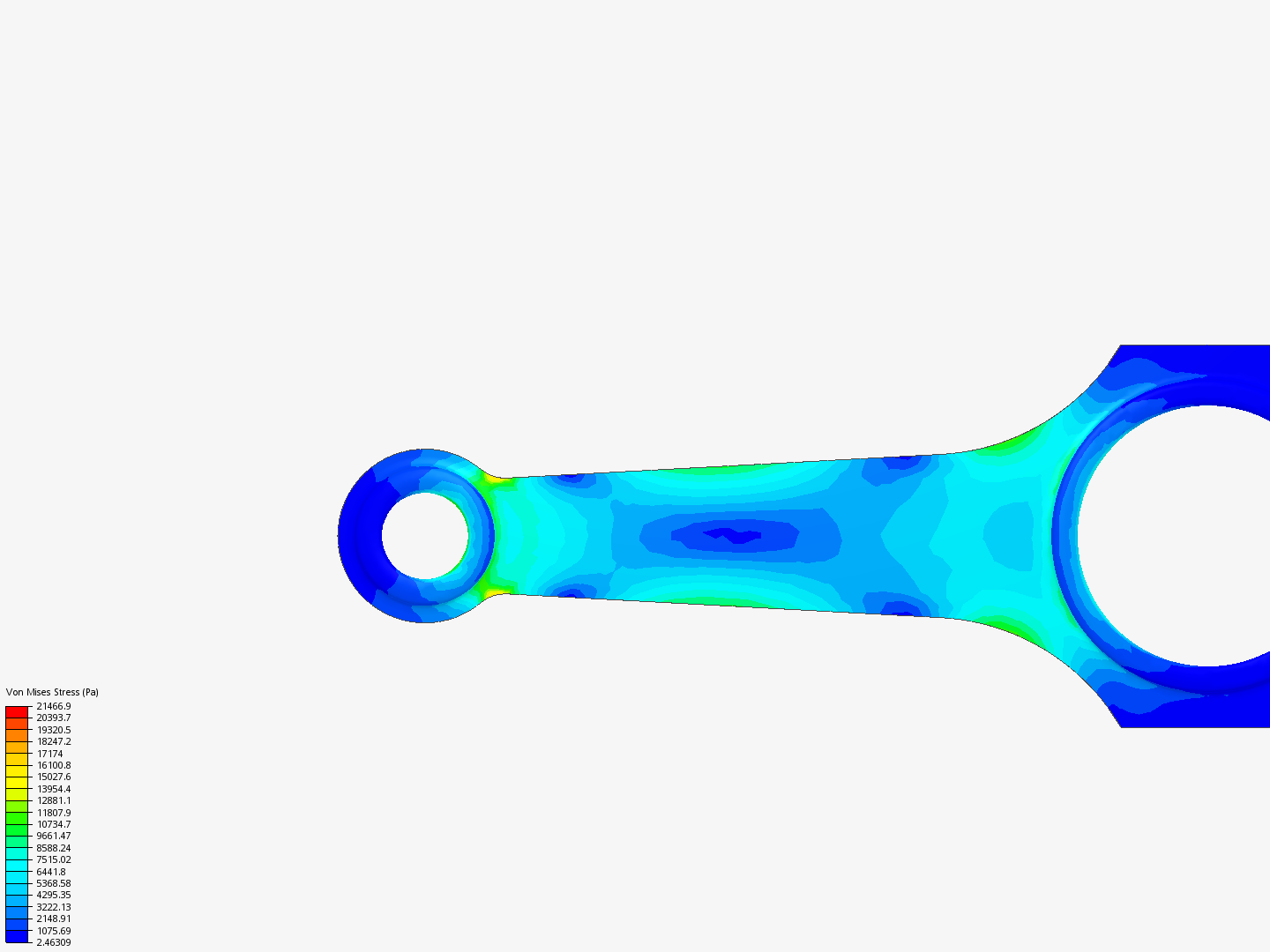 Tutorial 1: Connecting rod stress analysis image