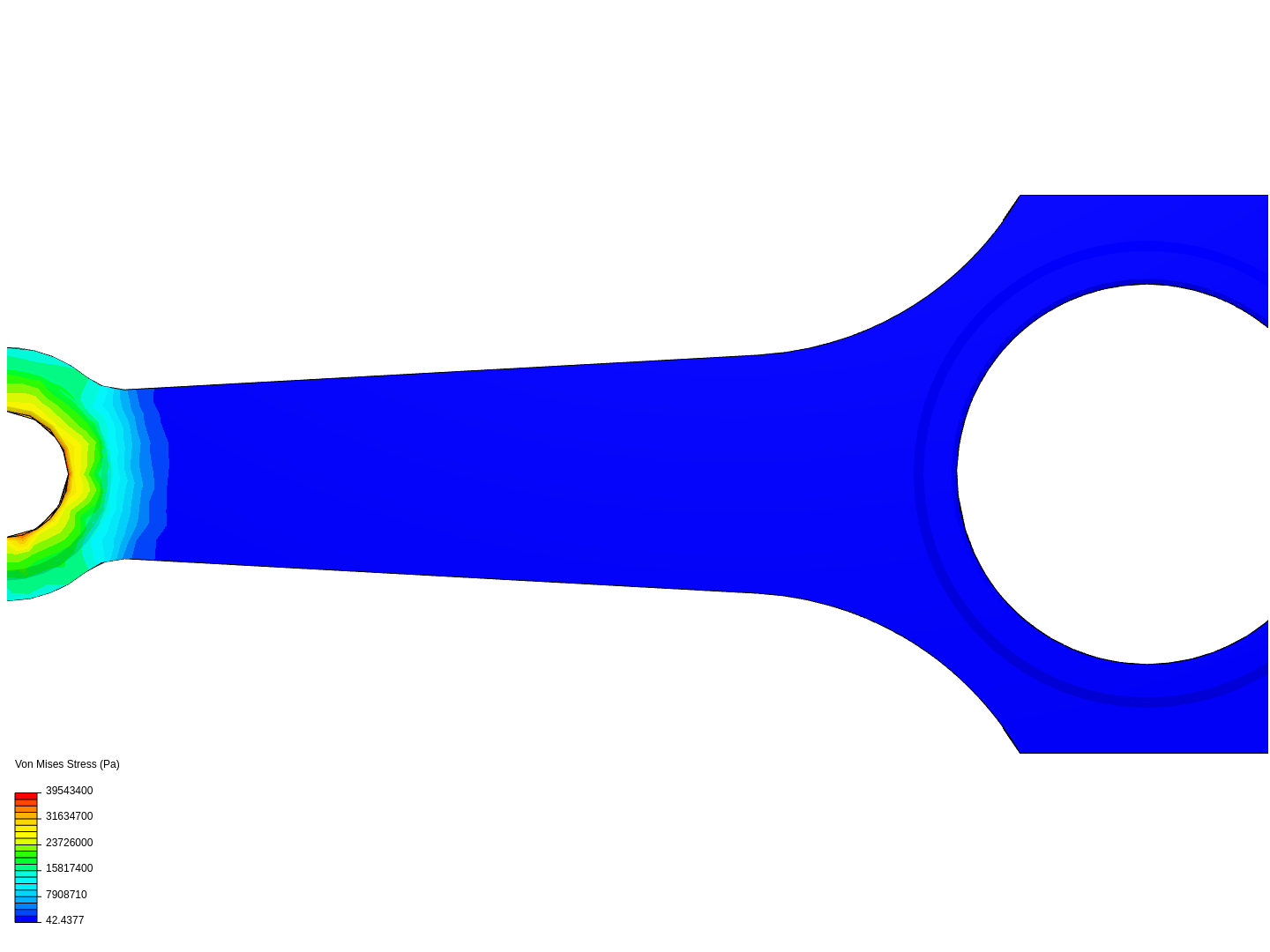 Tutorial 1: Connecting rod stress analysis image