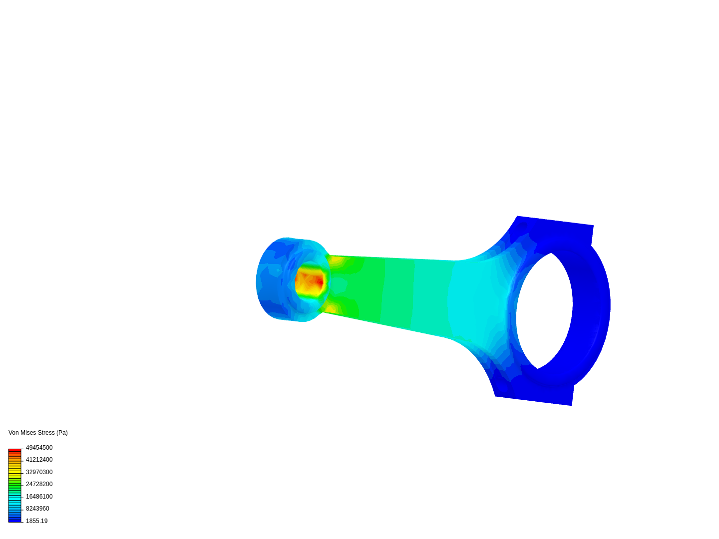 Tutorial 1: Connecting rod stress analysis image