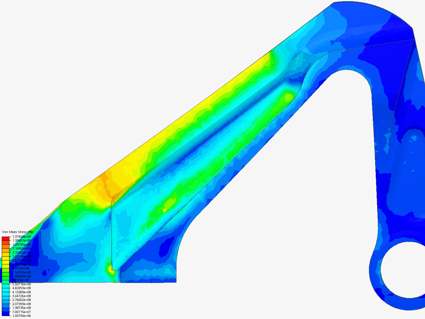 Plate 2: Nonlinear Analysis of Aircraft Engine Bearing Bracket - Copy - Copy image