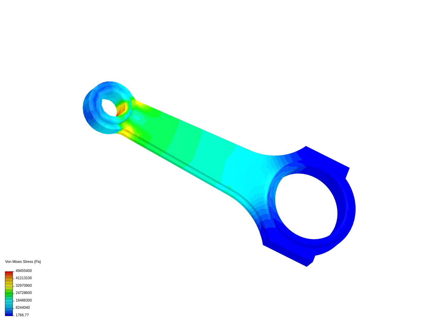 Tutorial 1: Connecting rod stress analysis image