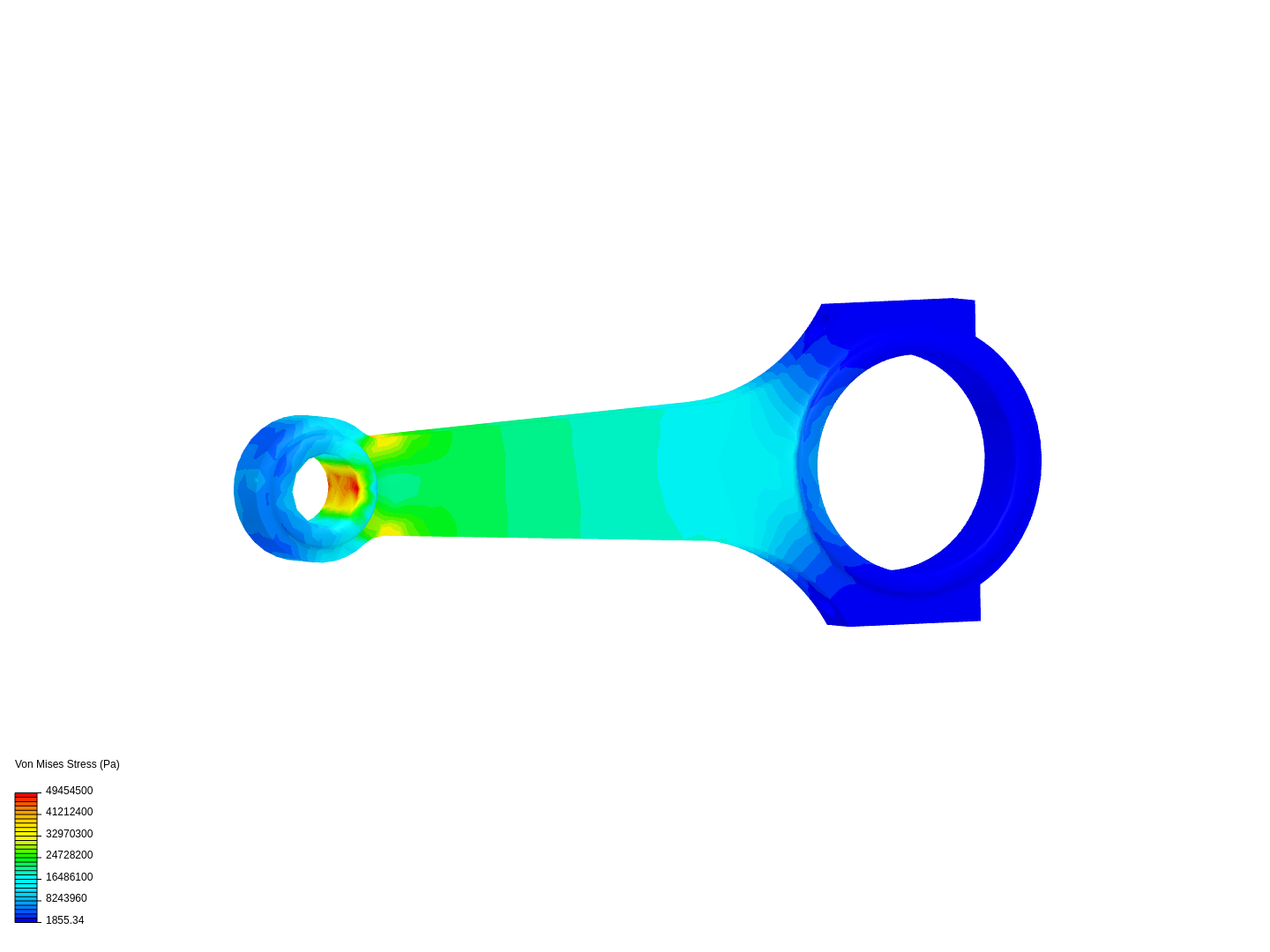 Tutorial 1: Connecting rod stress analysis image