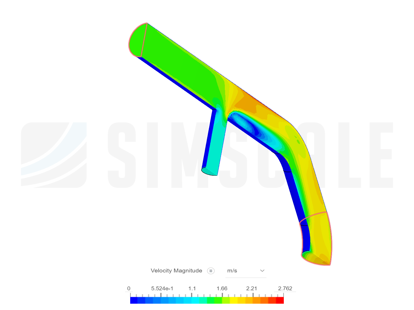 Tutorial 2: Pipe junction flow image