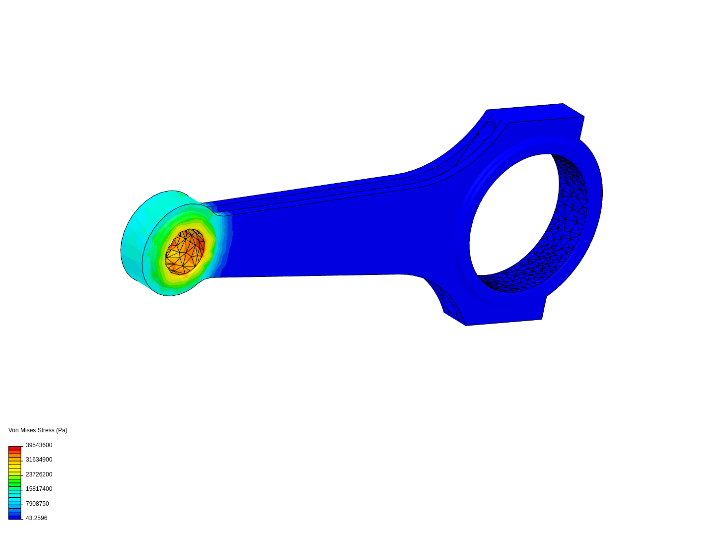 Tutorial 1: Connecting rod stress analysis image