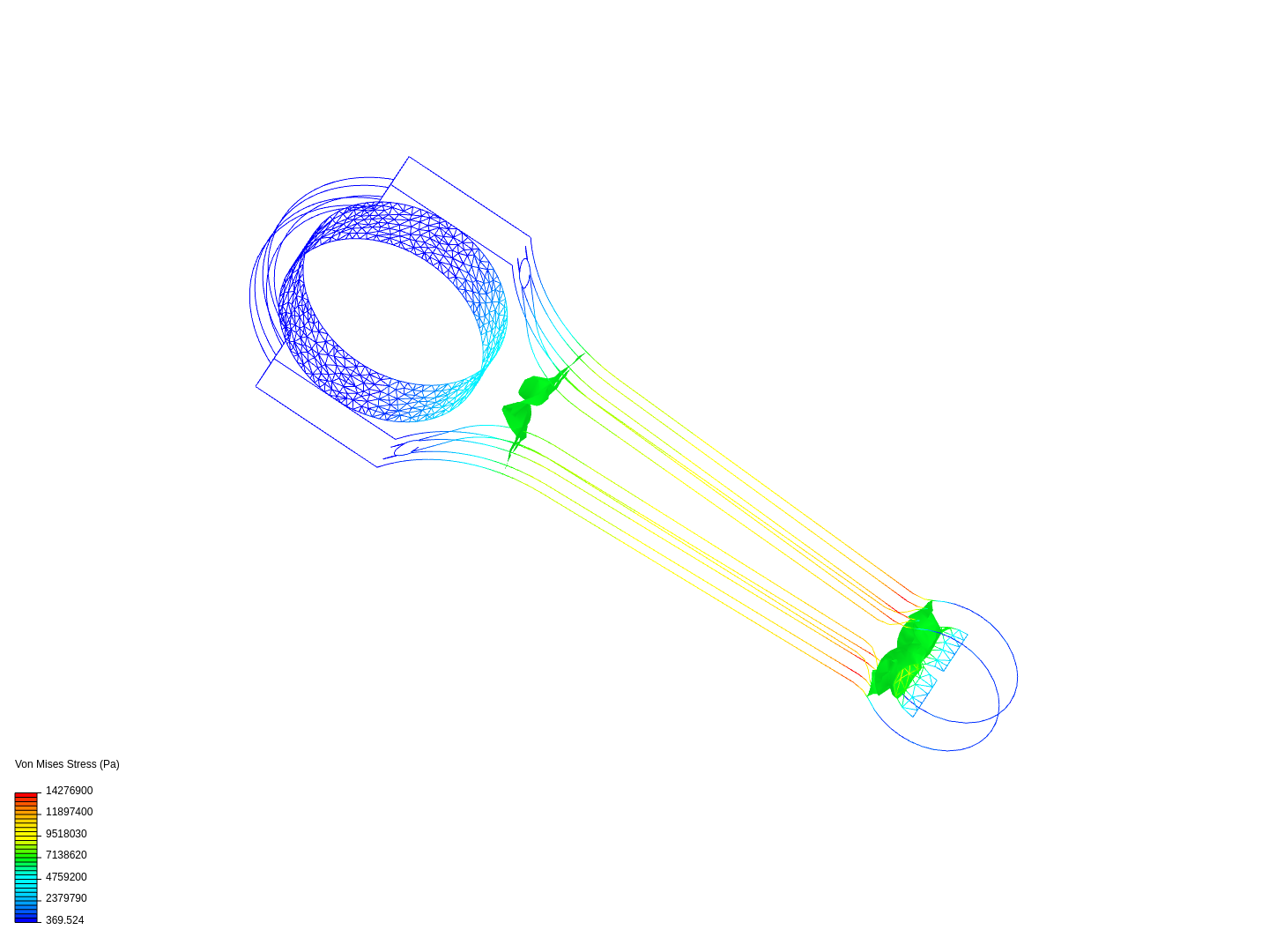 Tutorial 1: Connecting rod stress analysis image