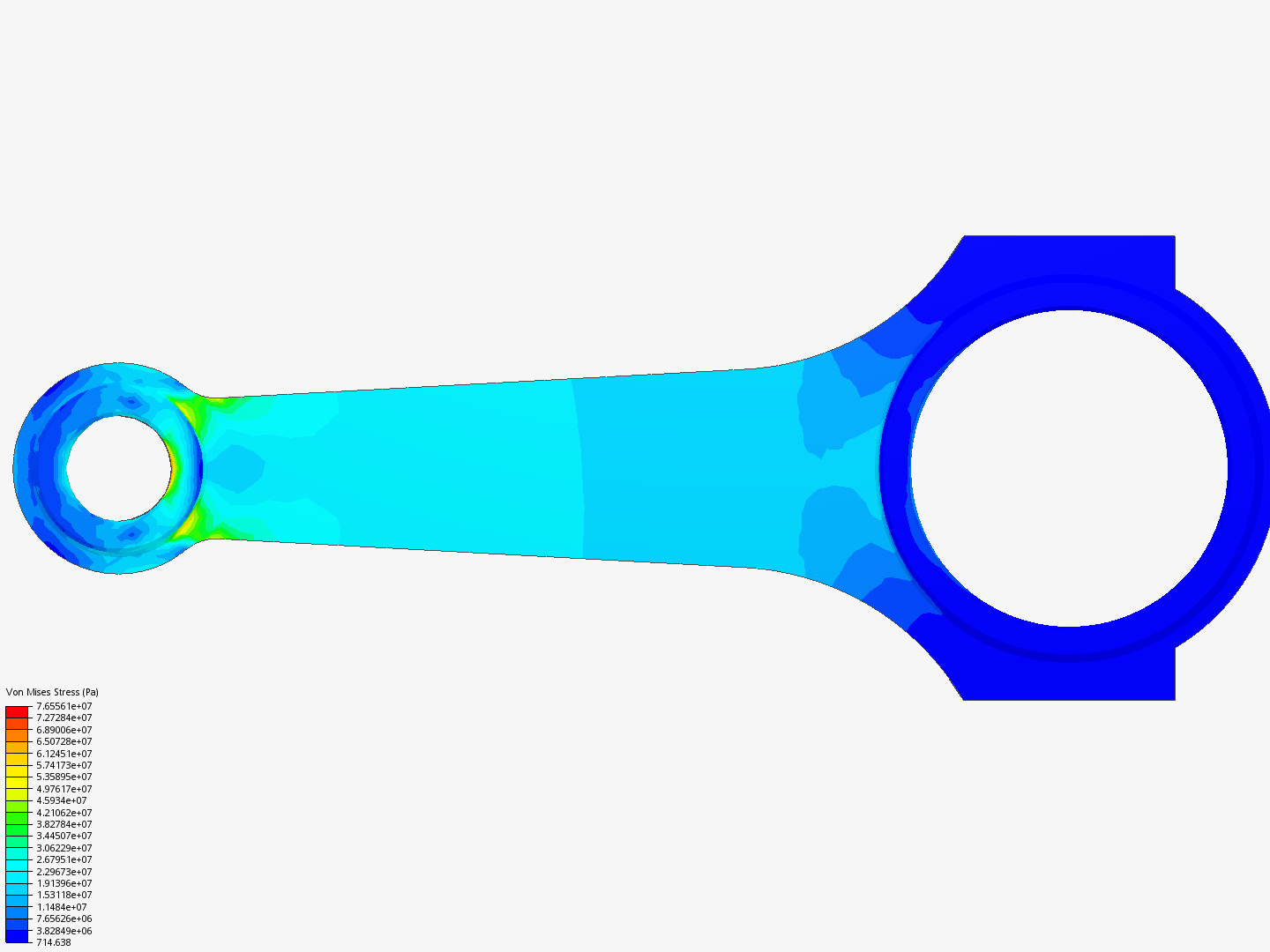 Tutorial 1: Connecting rod stress analysis image