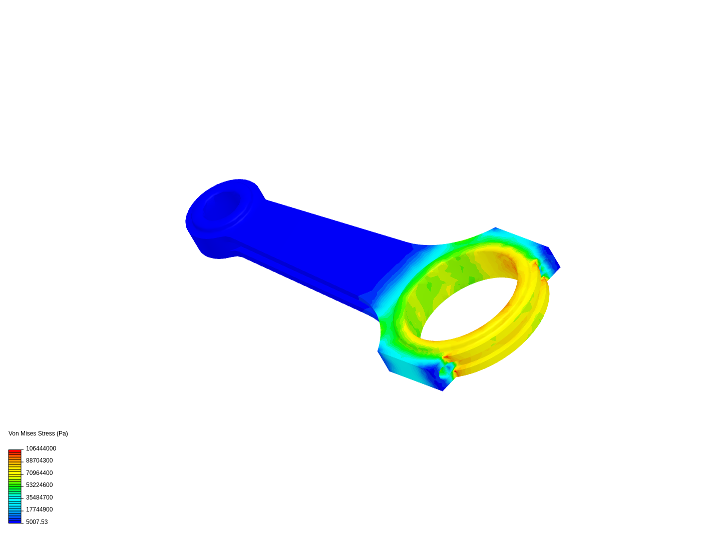 Tutorial 1: Connecting rod stress analysis image