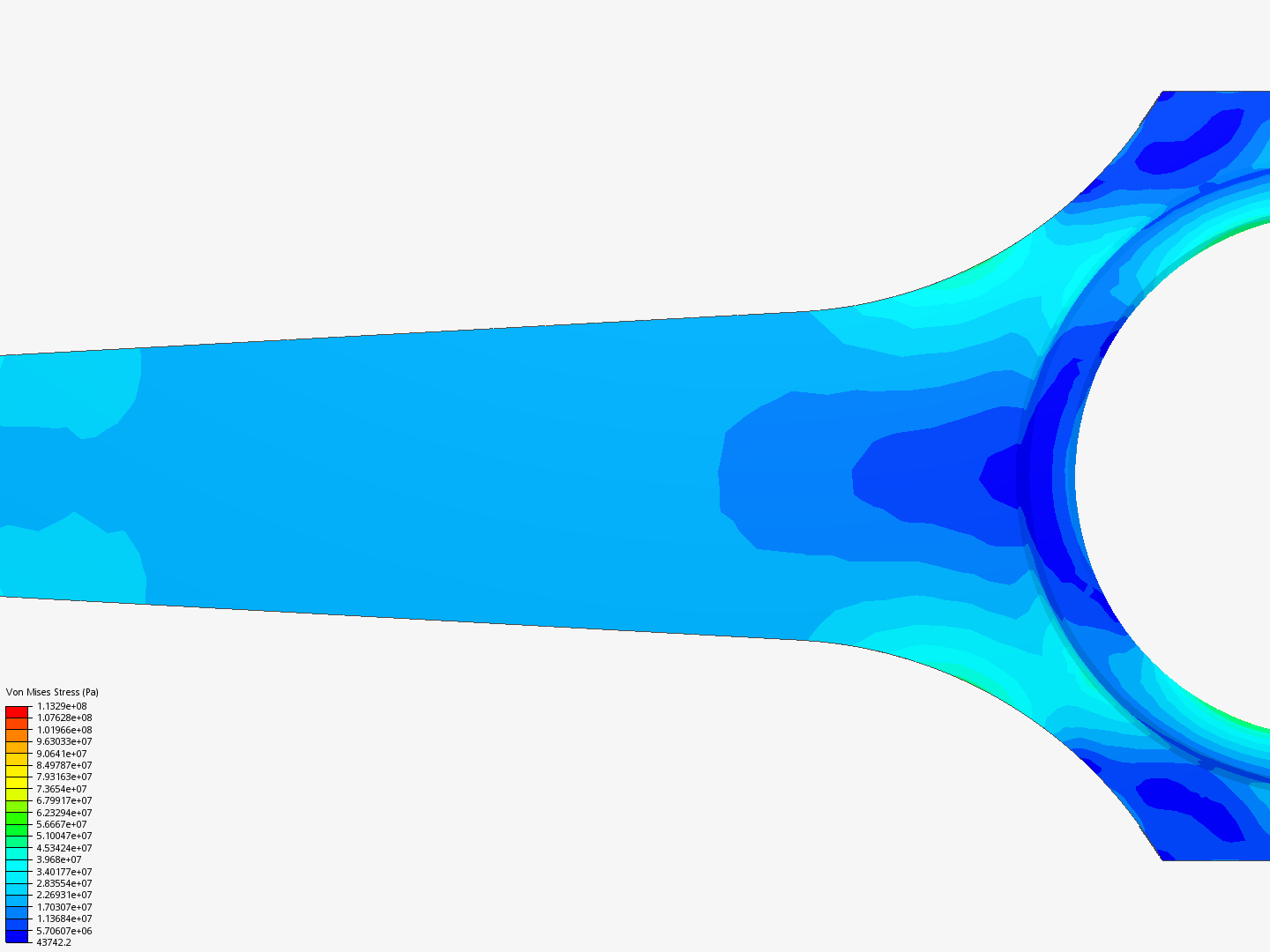 Tutorial 1: Connecting rod stress analysis image