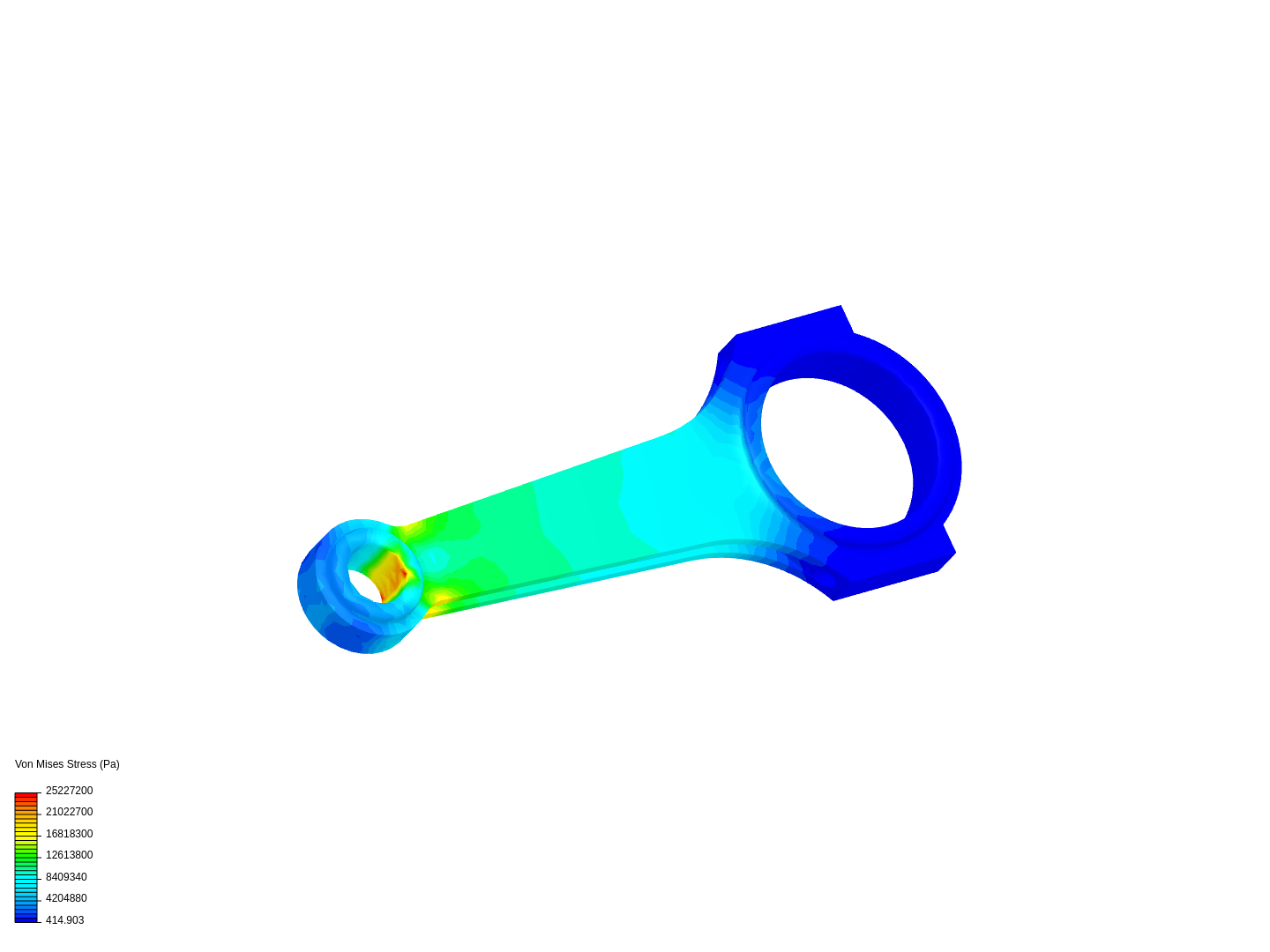 Tutorial 1: Connecting rod stress analysis image