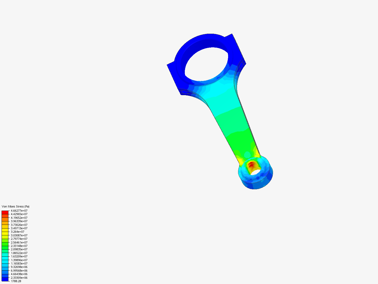 Tutorial 1: Connecting rod stress analysis image