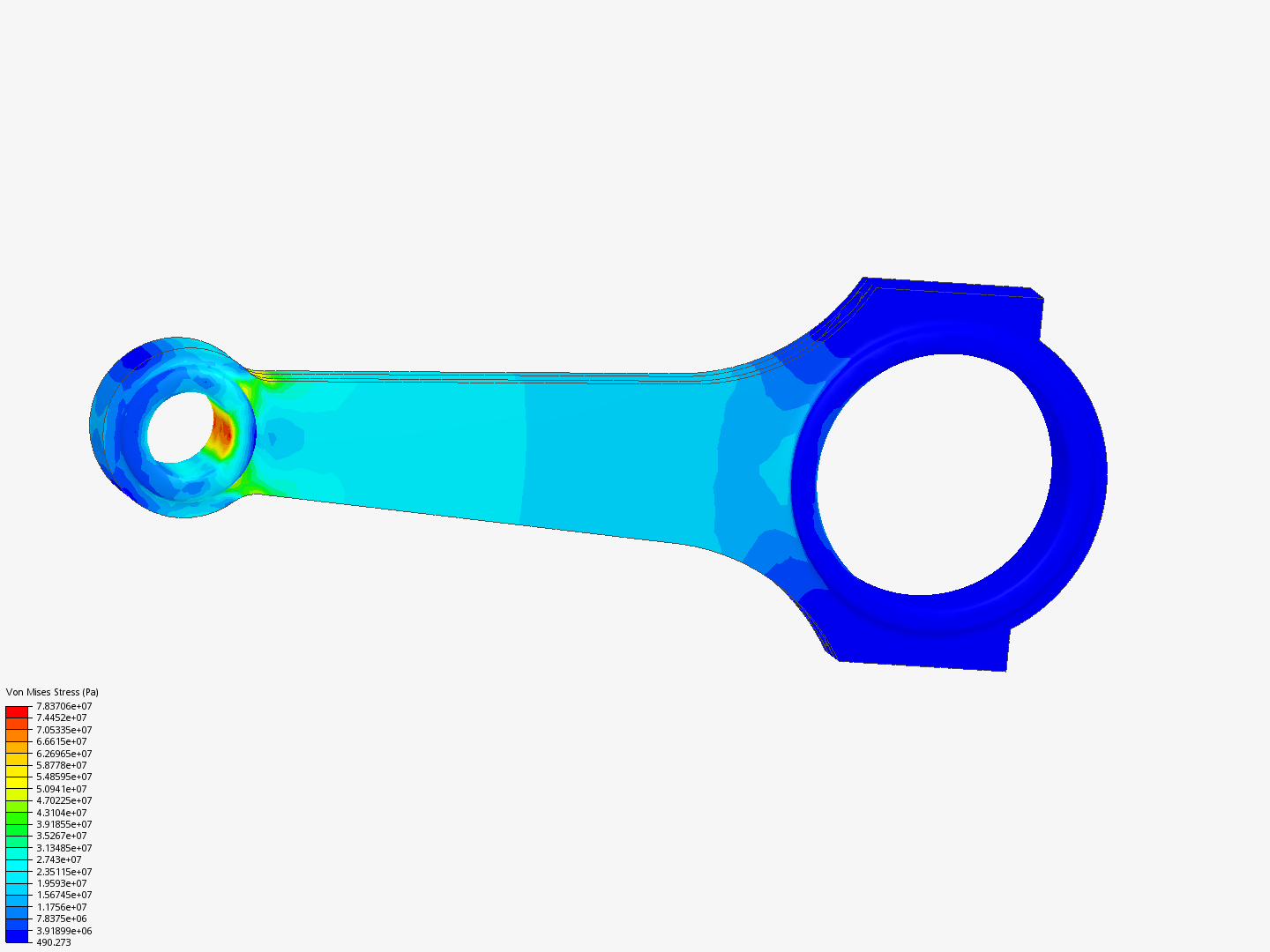 Tutorial 1: Connecting rod stress analysis image