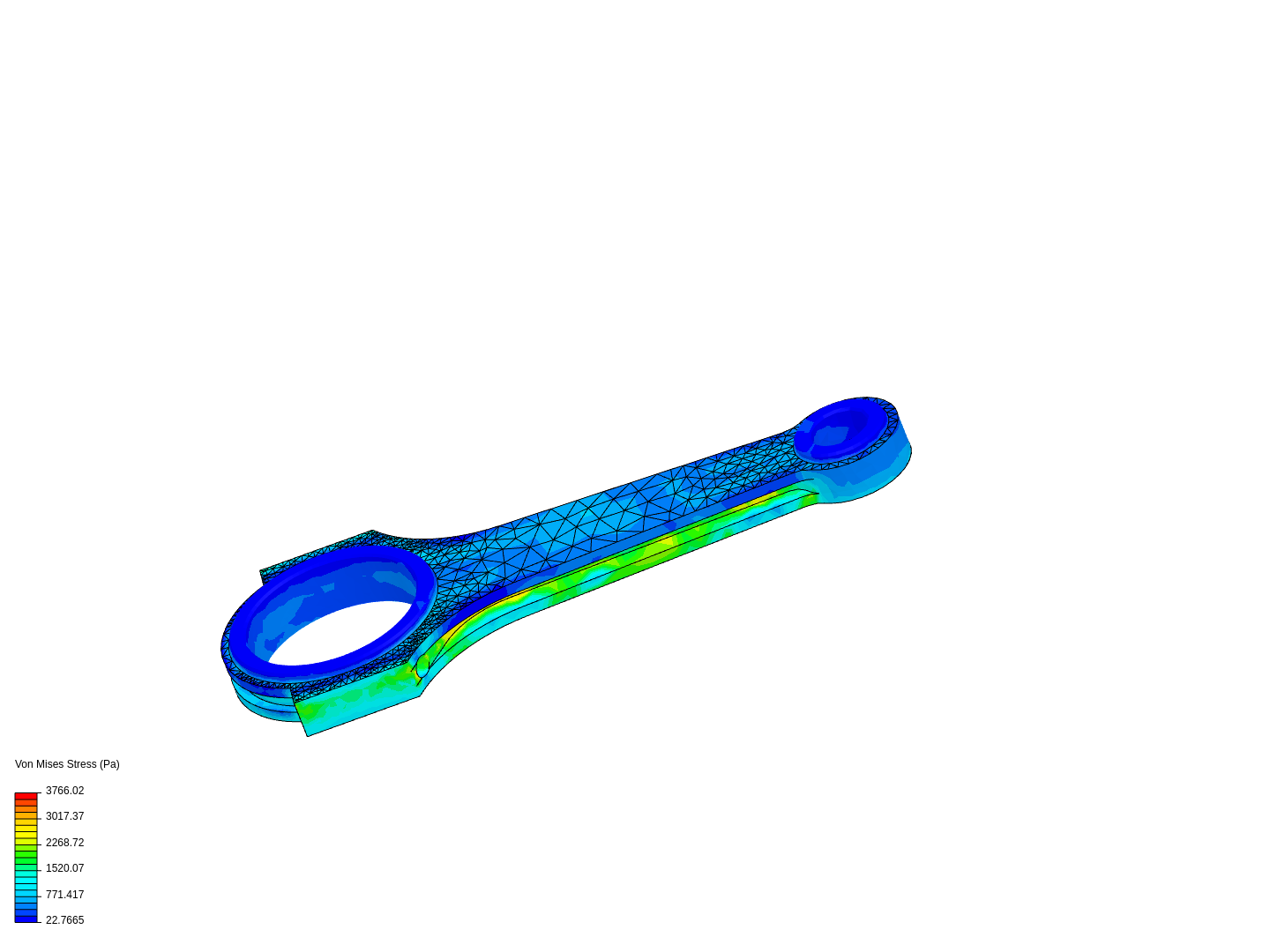 Tutorial 1: Connecting rod stress analysis image