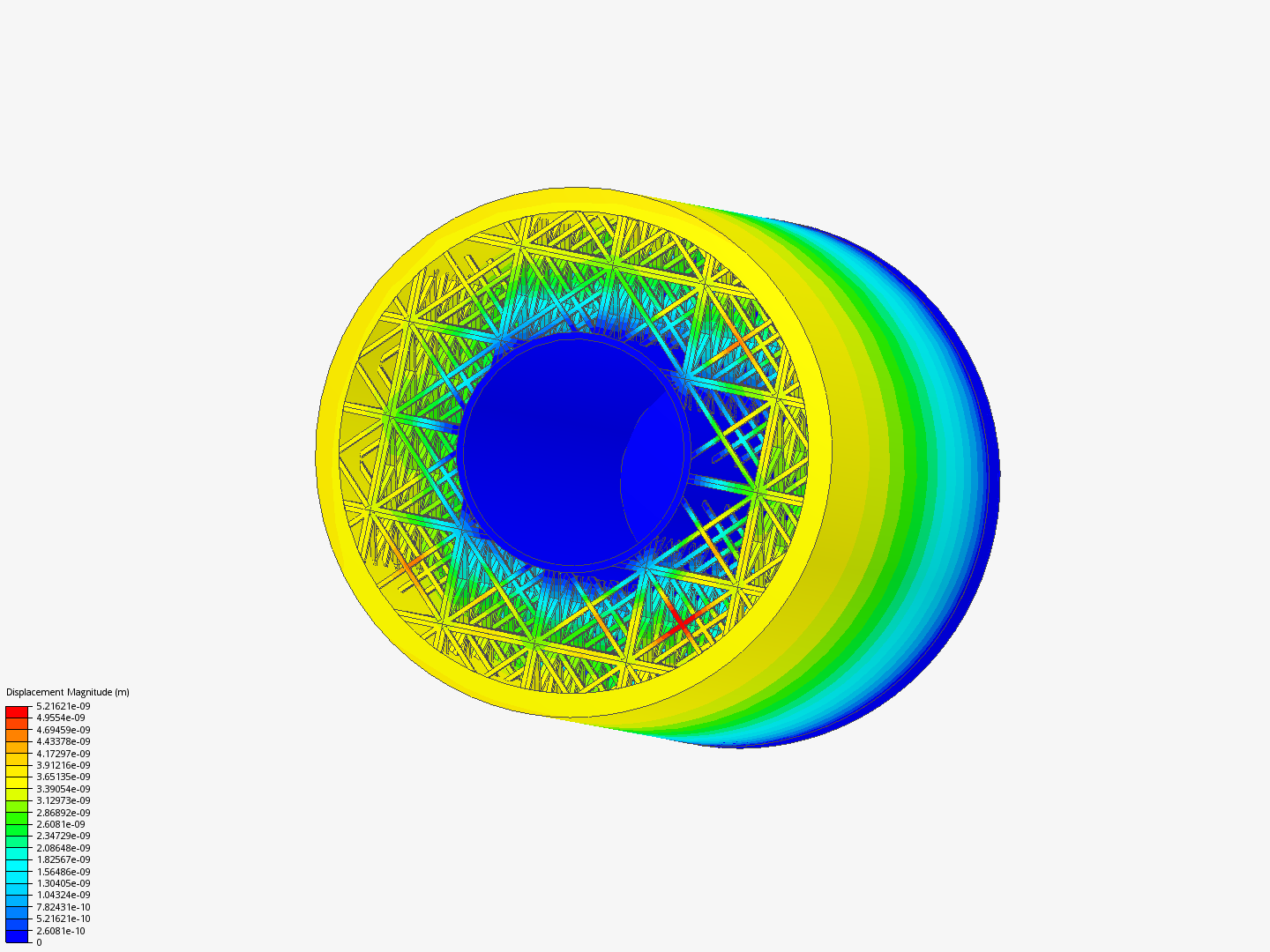 Test bed fcc lattice image