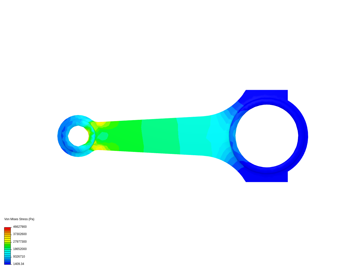 Tutorial 1: Connecting rod stress analysis image