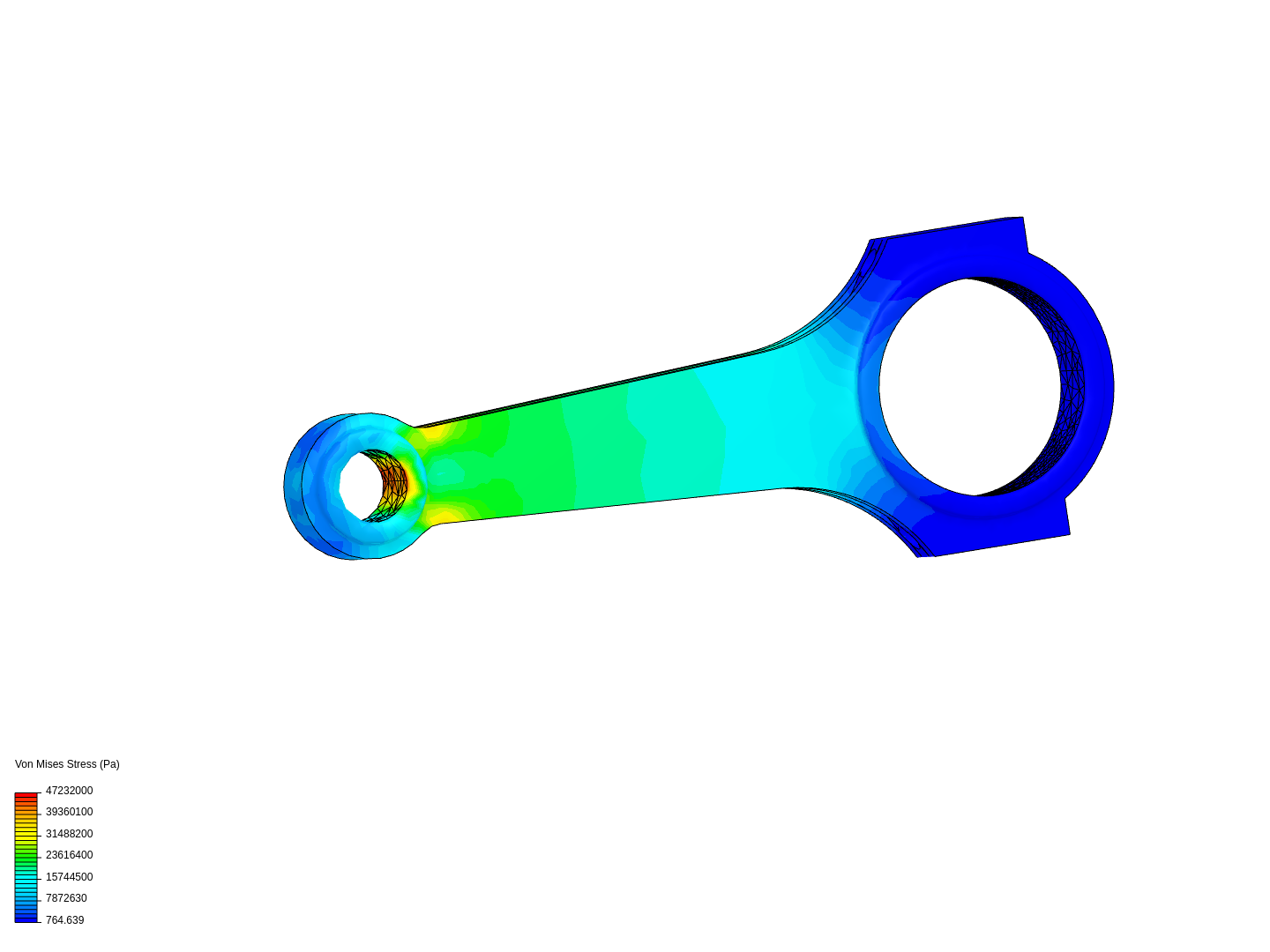 Tutorial 1: Connecting rod stress analysis image