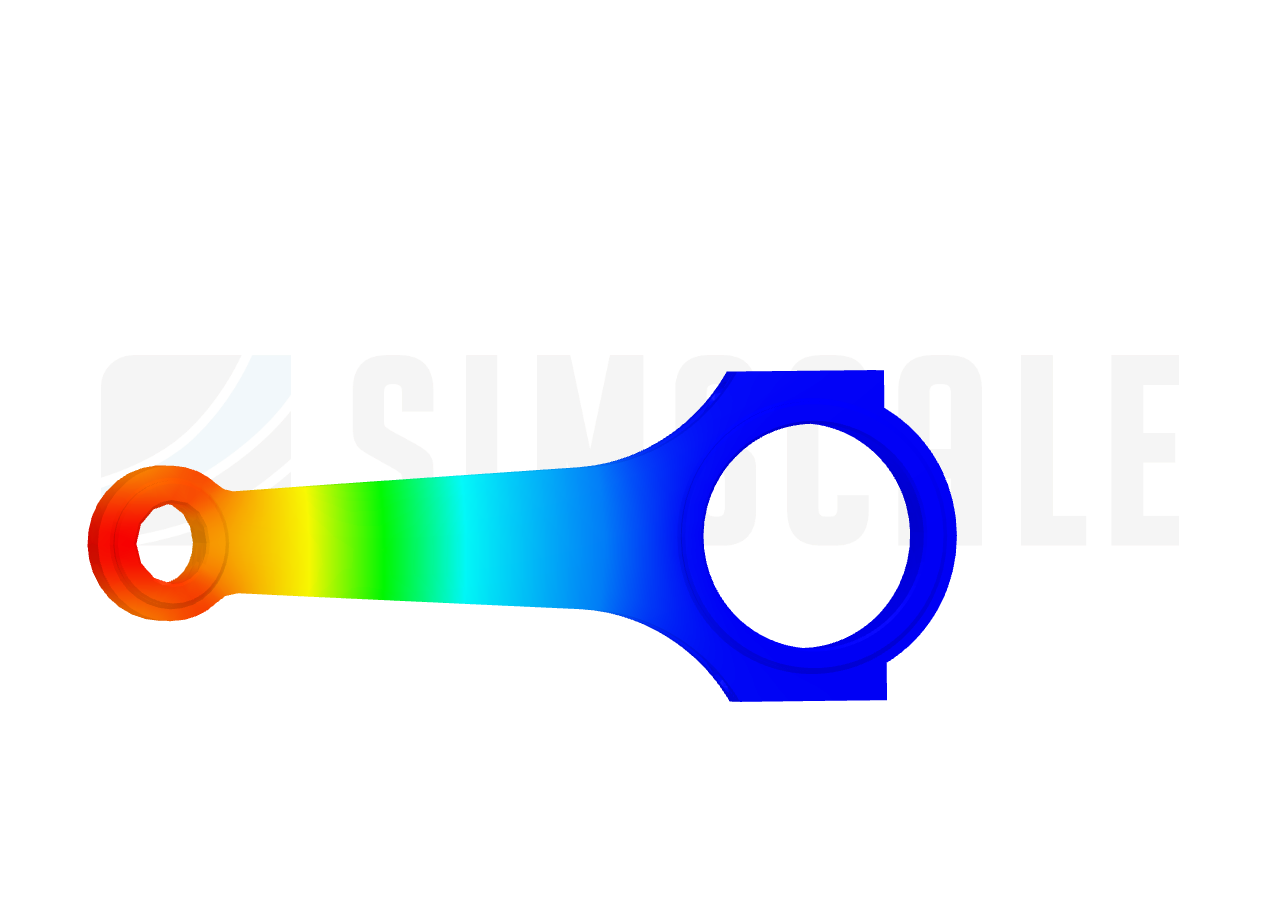 Connecting rod stress analysis image