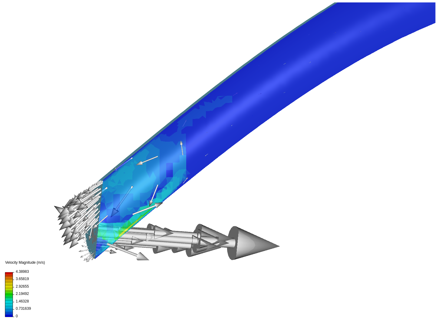 Curved piping @134 DEGREES image