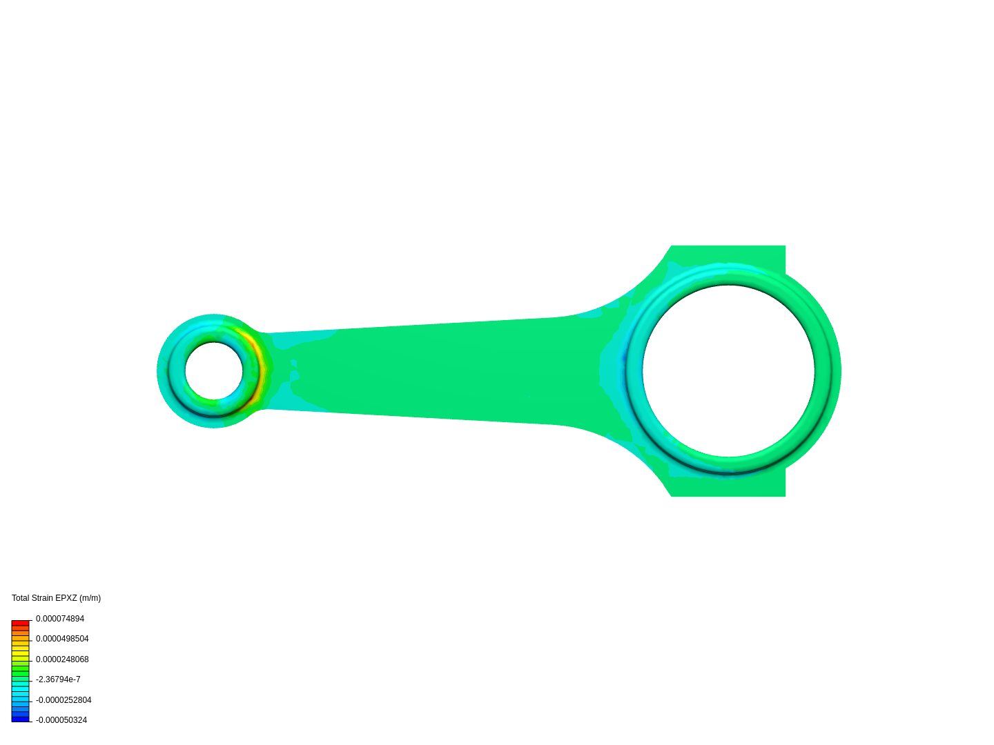 Tutorial 1: Connecting rod stress analysis image