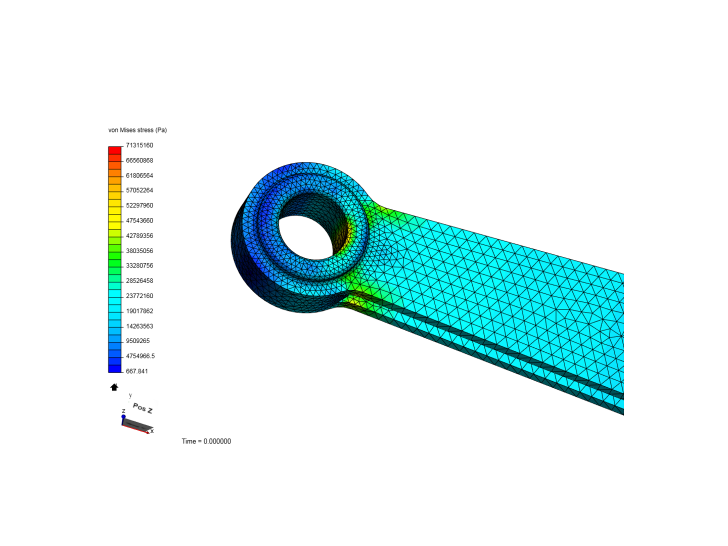 Tutorial 1: Connecting rod stress analysis image