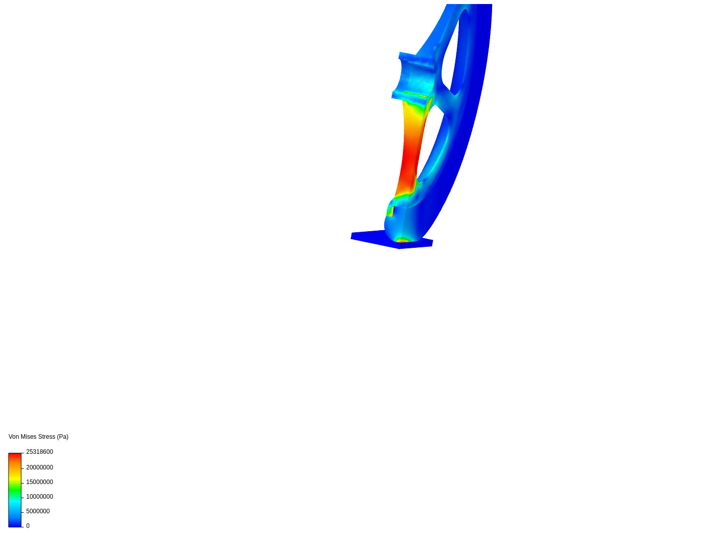 Tutorial: Nonlinear Analysis of a Wheel image