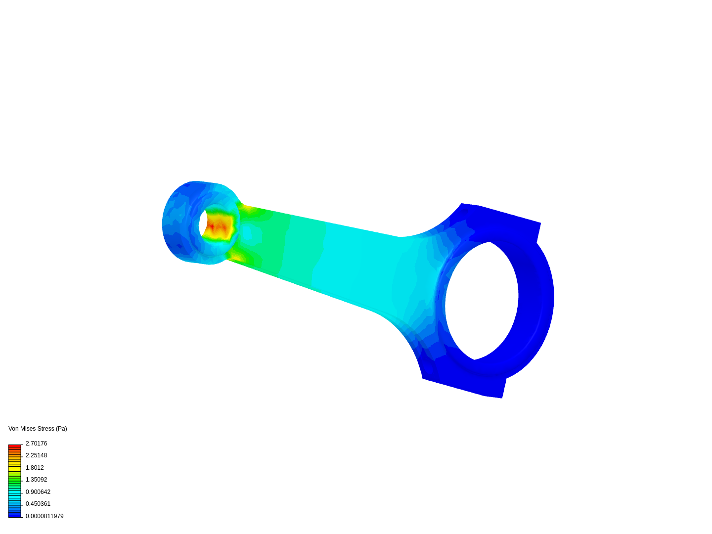 Tutorial 1: Connecting rod stress analysis image