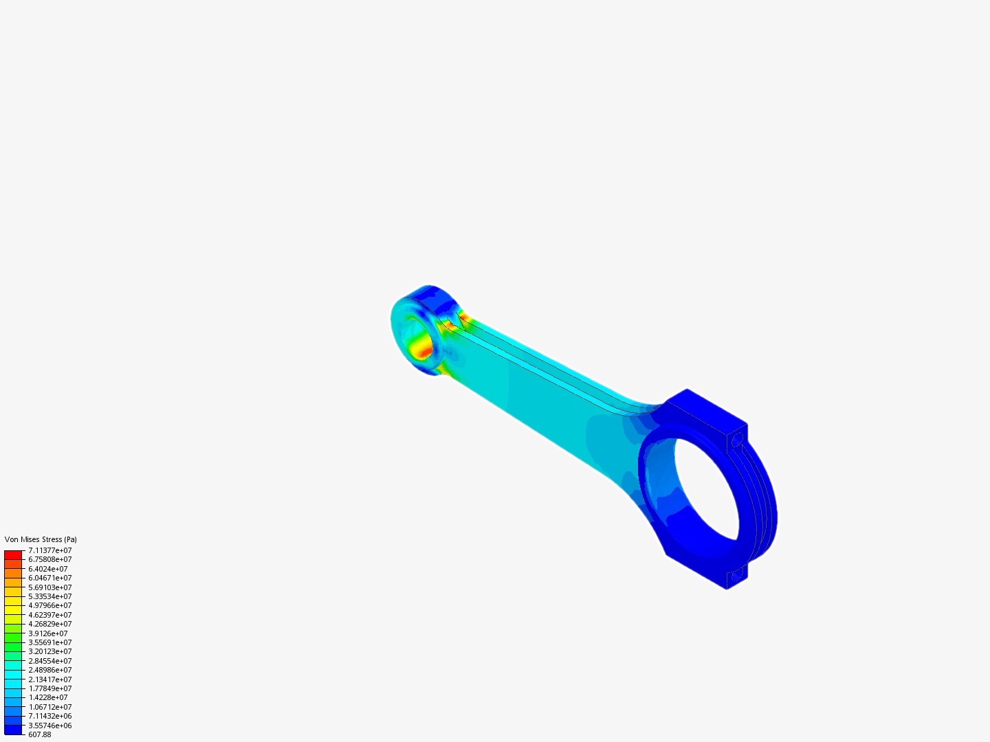 Tutorial 1: Connecting rod stress analysis image