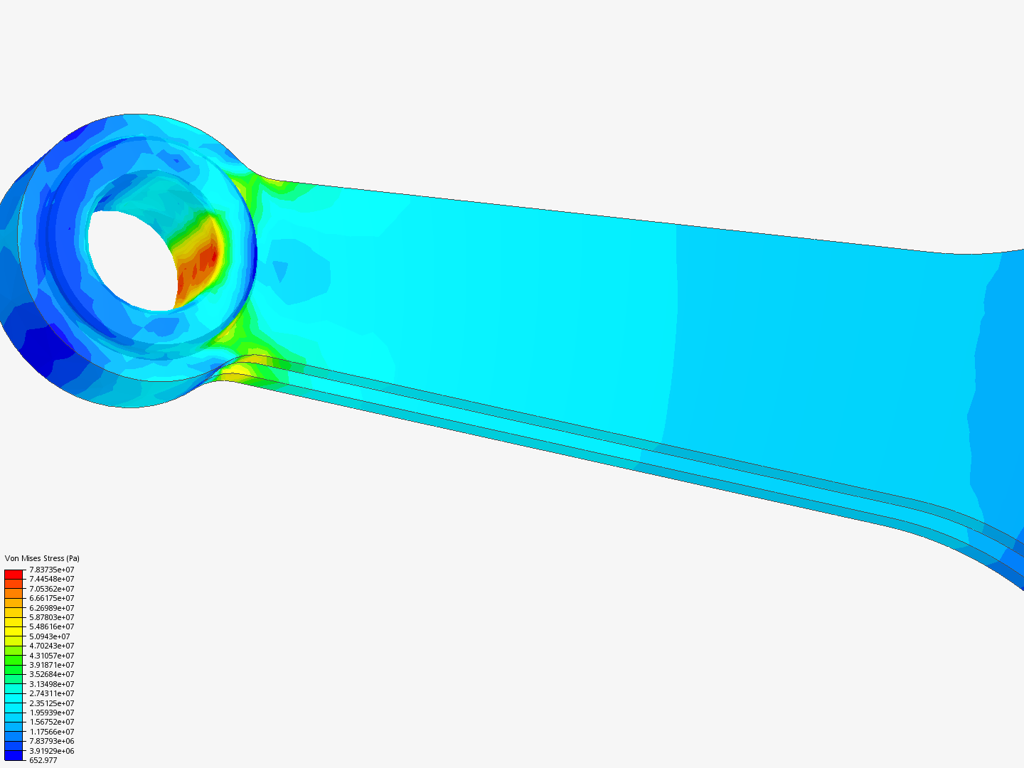 Tutorial 1: Connecting rod stress analysis image