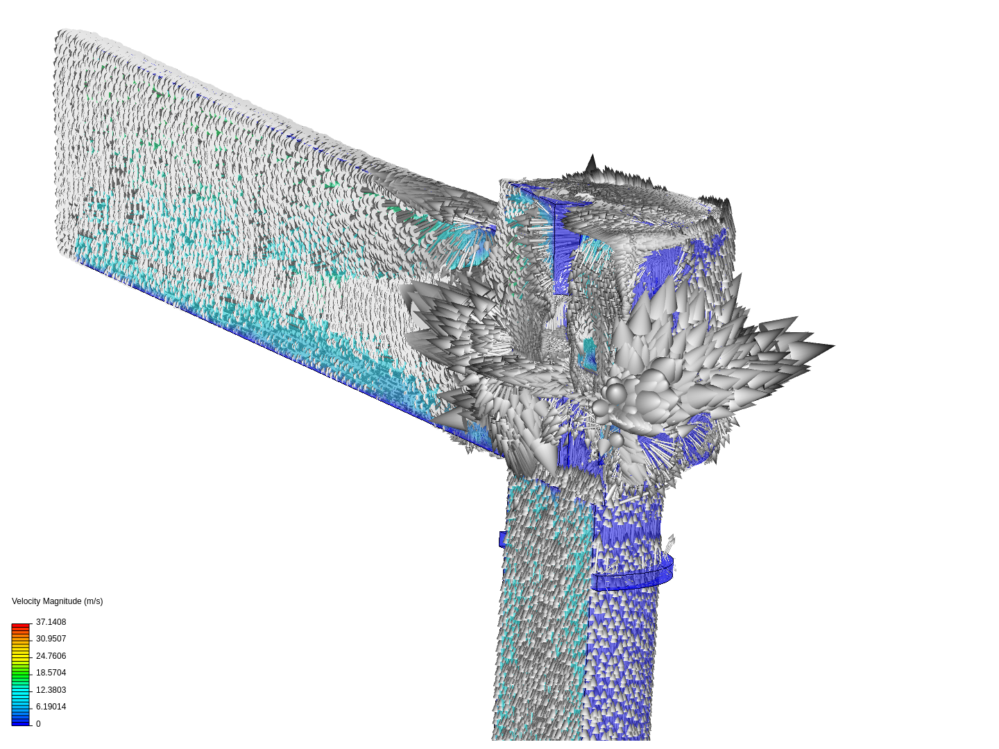 Tutorial: Fluid Flow Through a Valve image