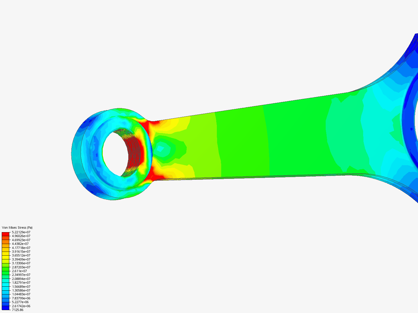 Tutorial 1: Connecting rod stress analysis image