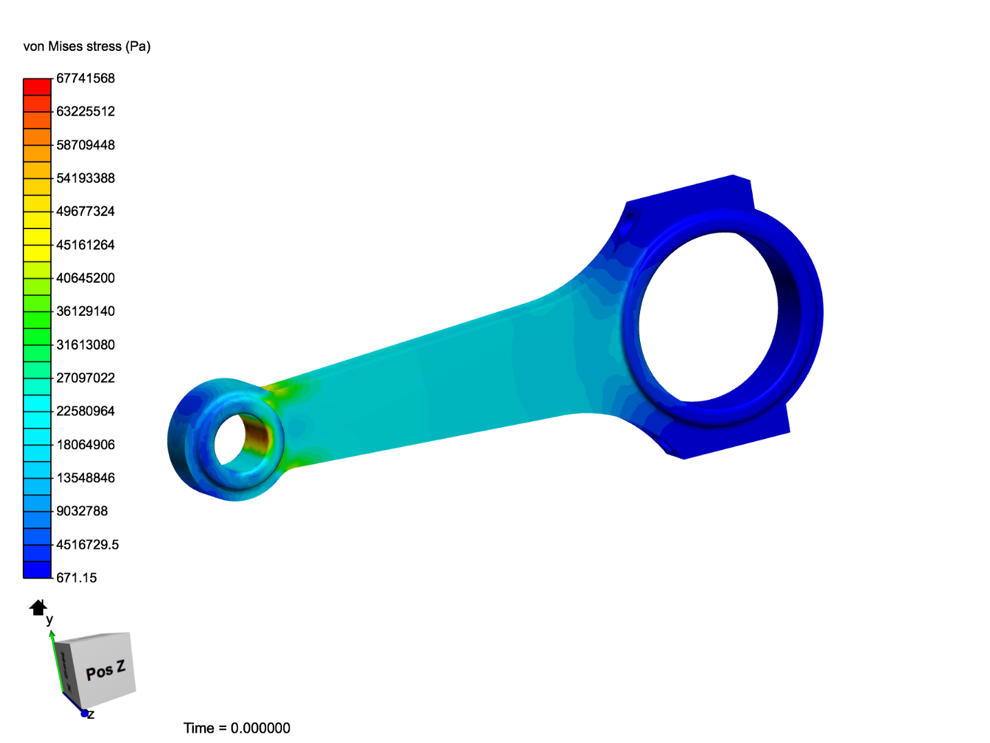 Tutorial 1: Connecting rod stress analysis image