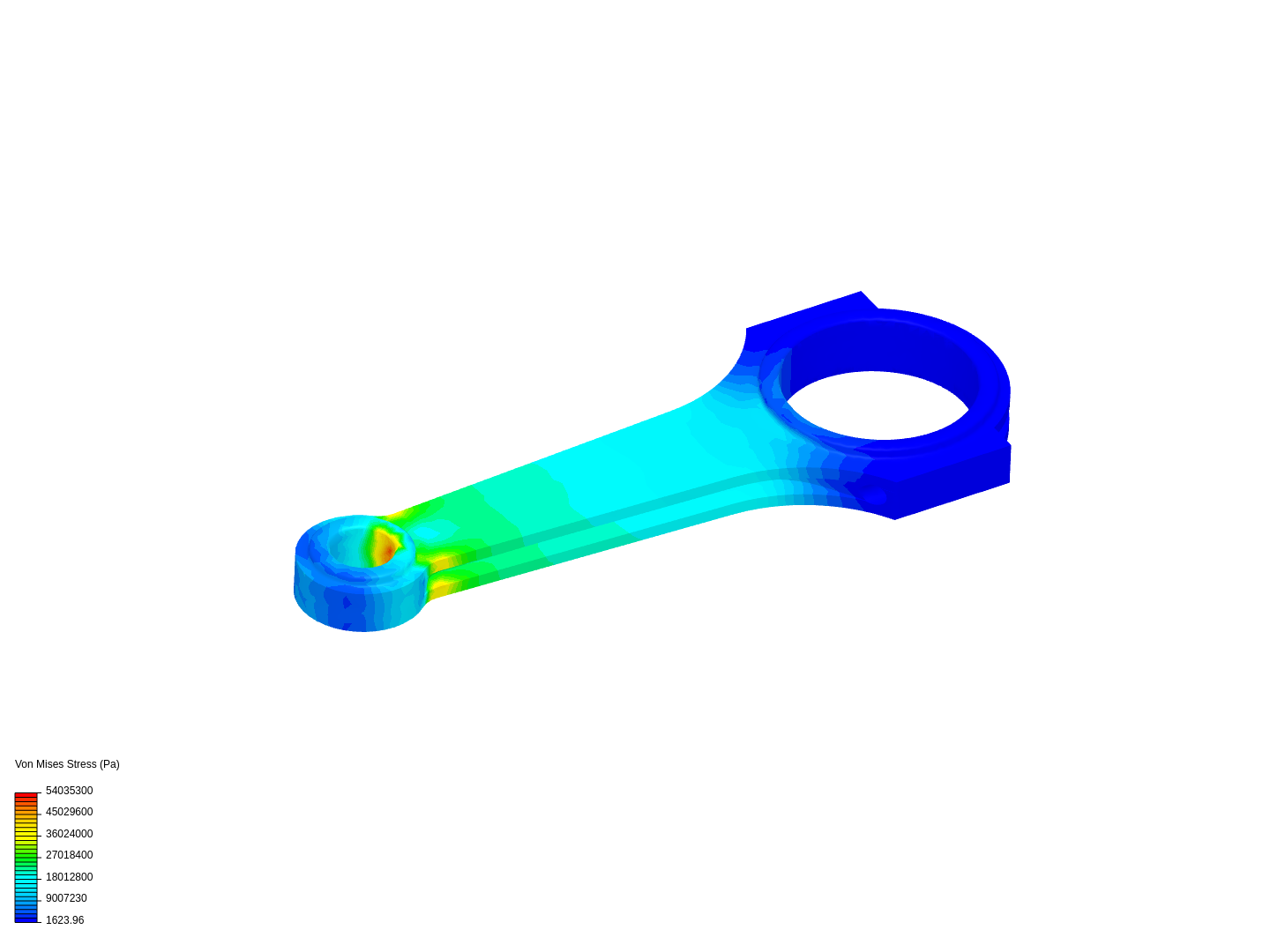 Tutorial 1: Connecting rod stress analysis image