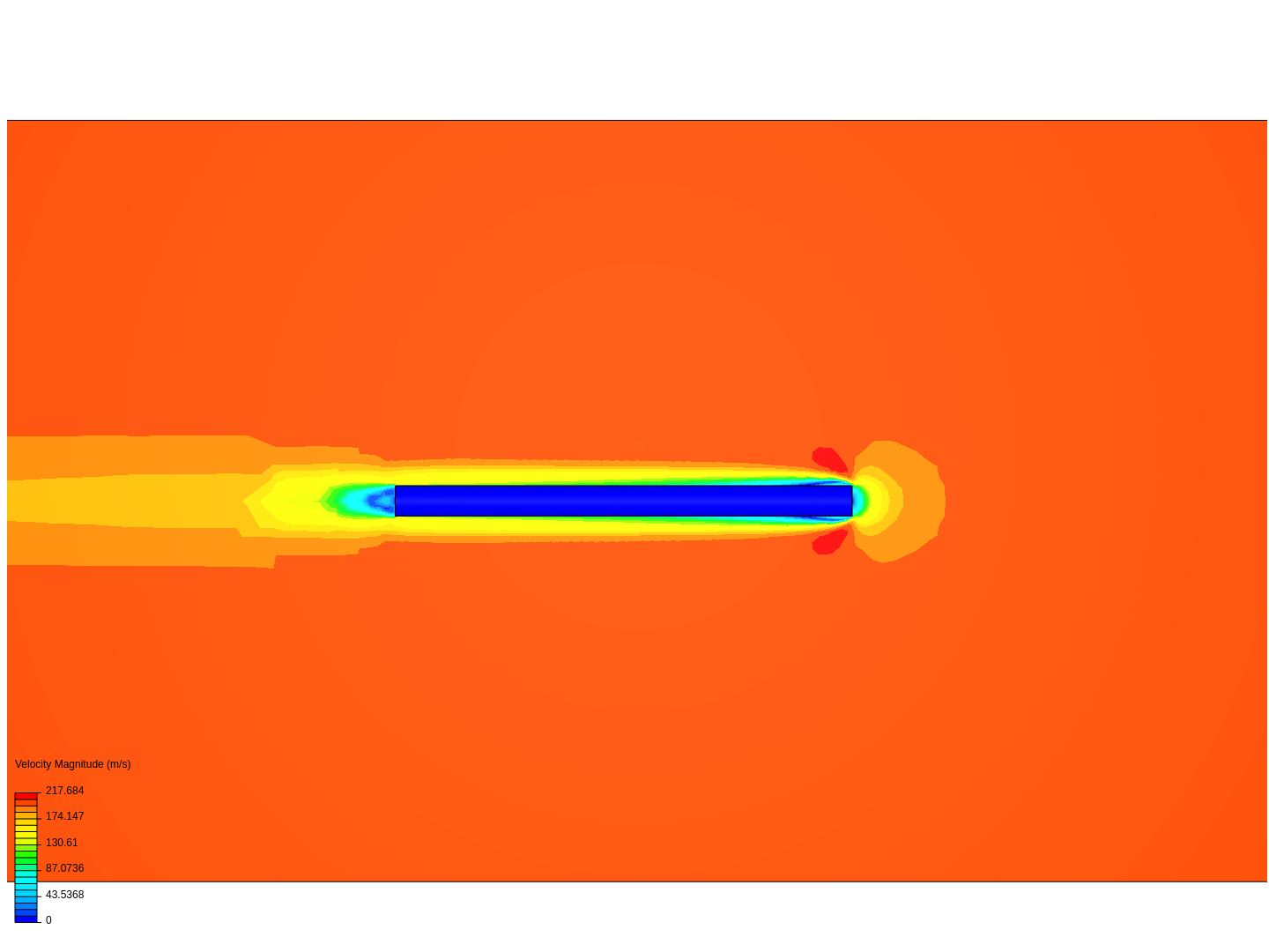 Rocket without Nosecone aerodynamics image