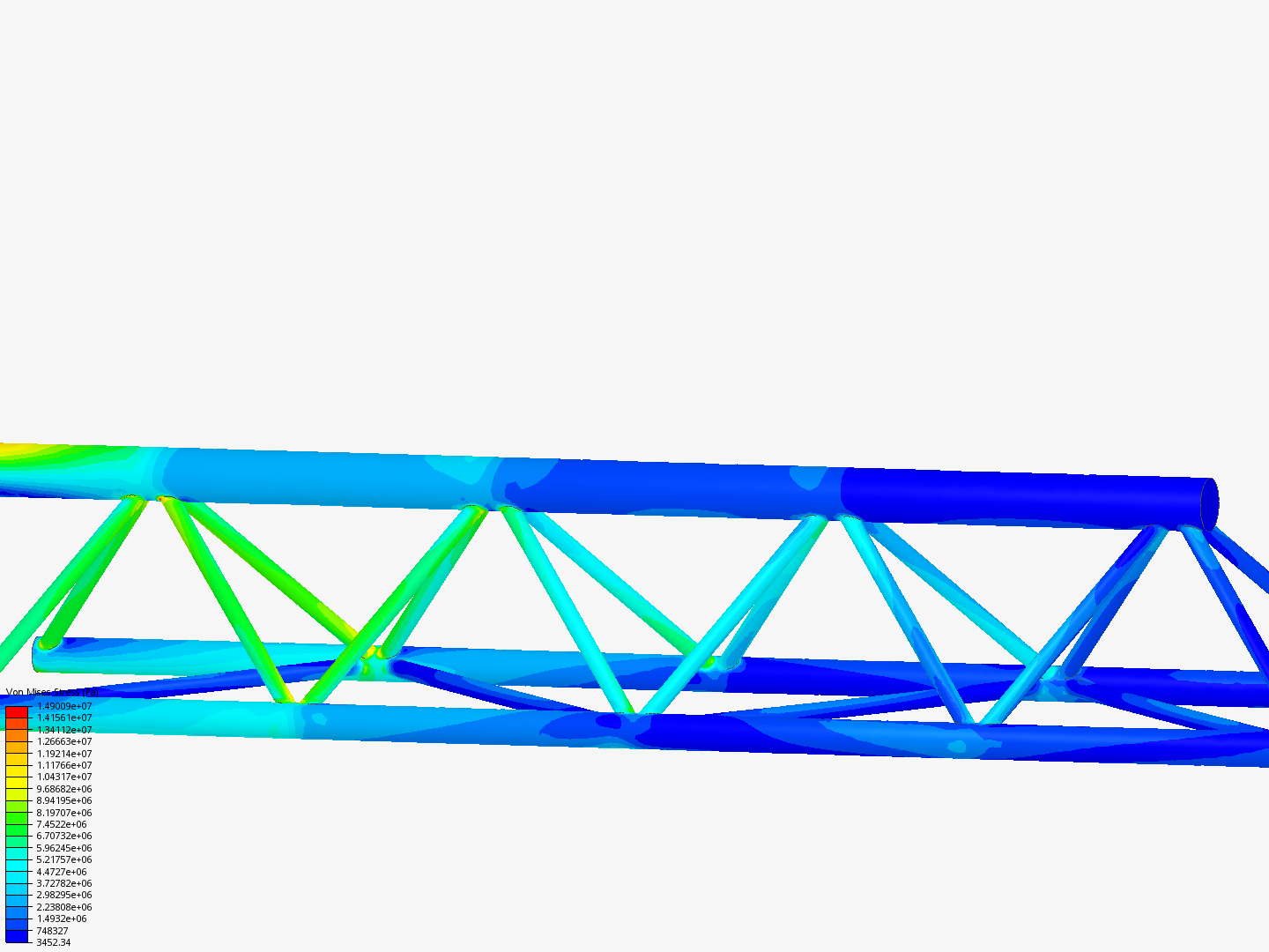 Tutorial - Linear static analysis of a crane image