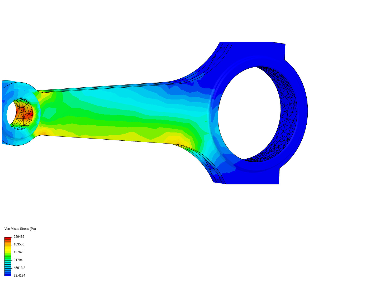 Tutorial 1: Connecting rod stress analysis image