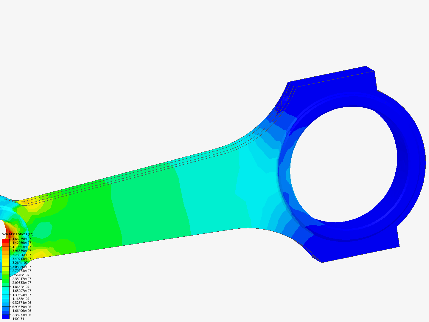 Tutorial 1: Connecting rod stress analysis image